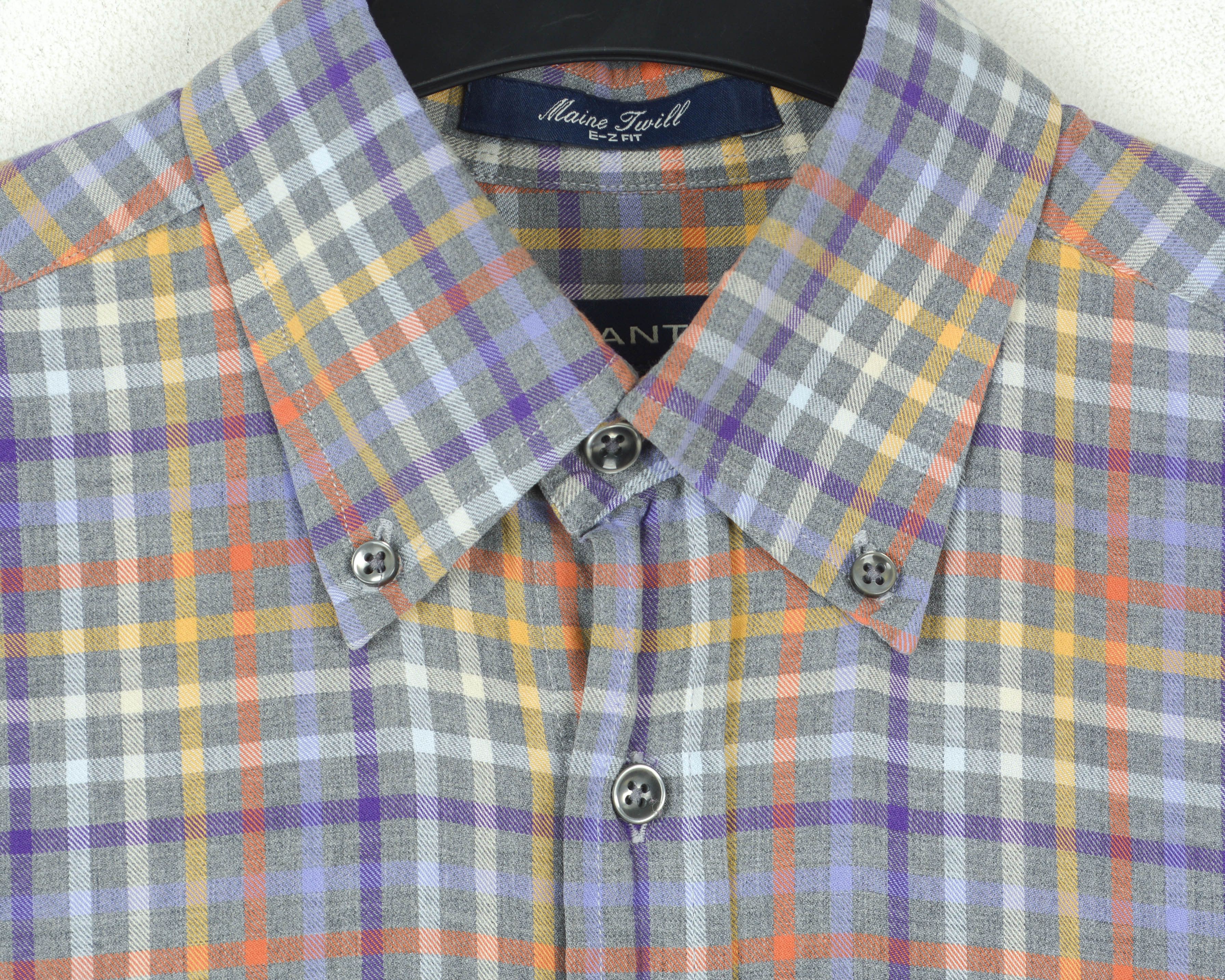 Gant Maine Twill Shirt Button Up M Long Sleeve Check E-Z Fit Size US M / EU 48-50 / 2 - 5 Thumbnail