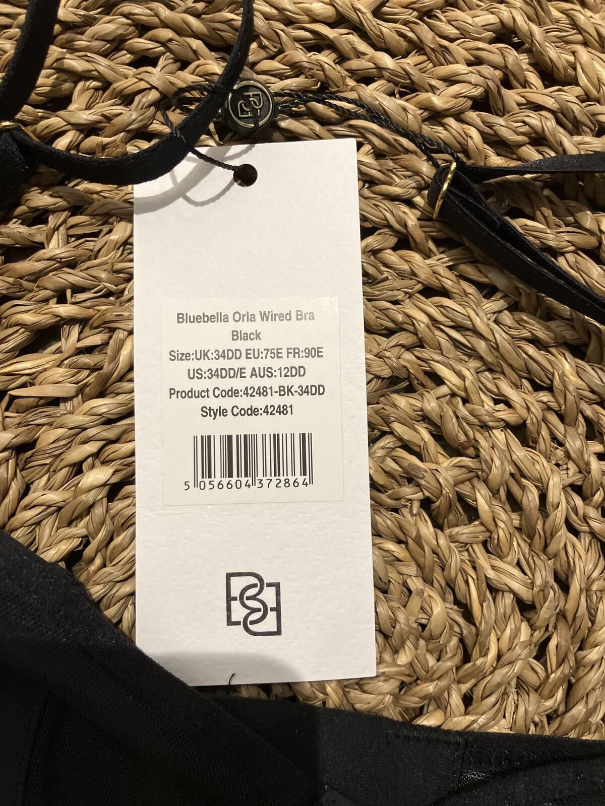 Other NWT Bluebella Oria Wired Bra Black Size 34DD/E Size ONE SIZE - 2 Thumbnail