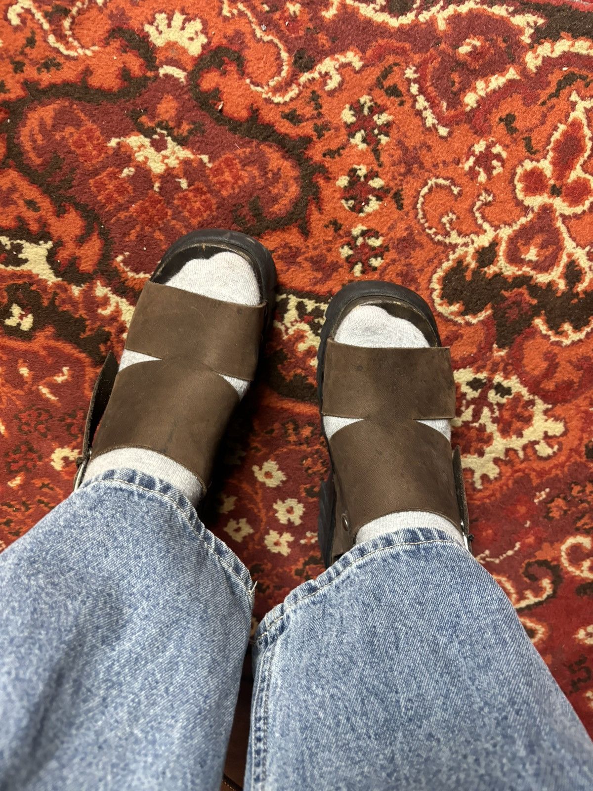 Japanese Brand × Vintage Vintage Shellys platform heels steampunk design shoes Size US 7 / IT 37 - 11 Thumbnail