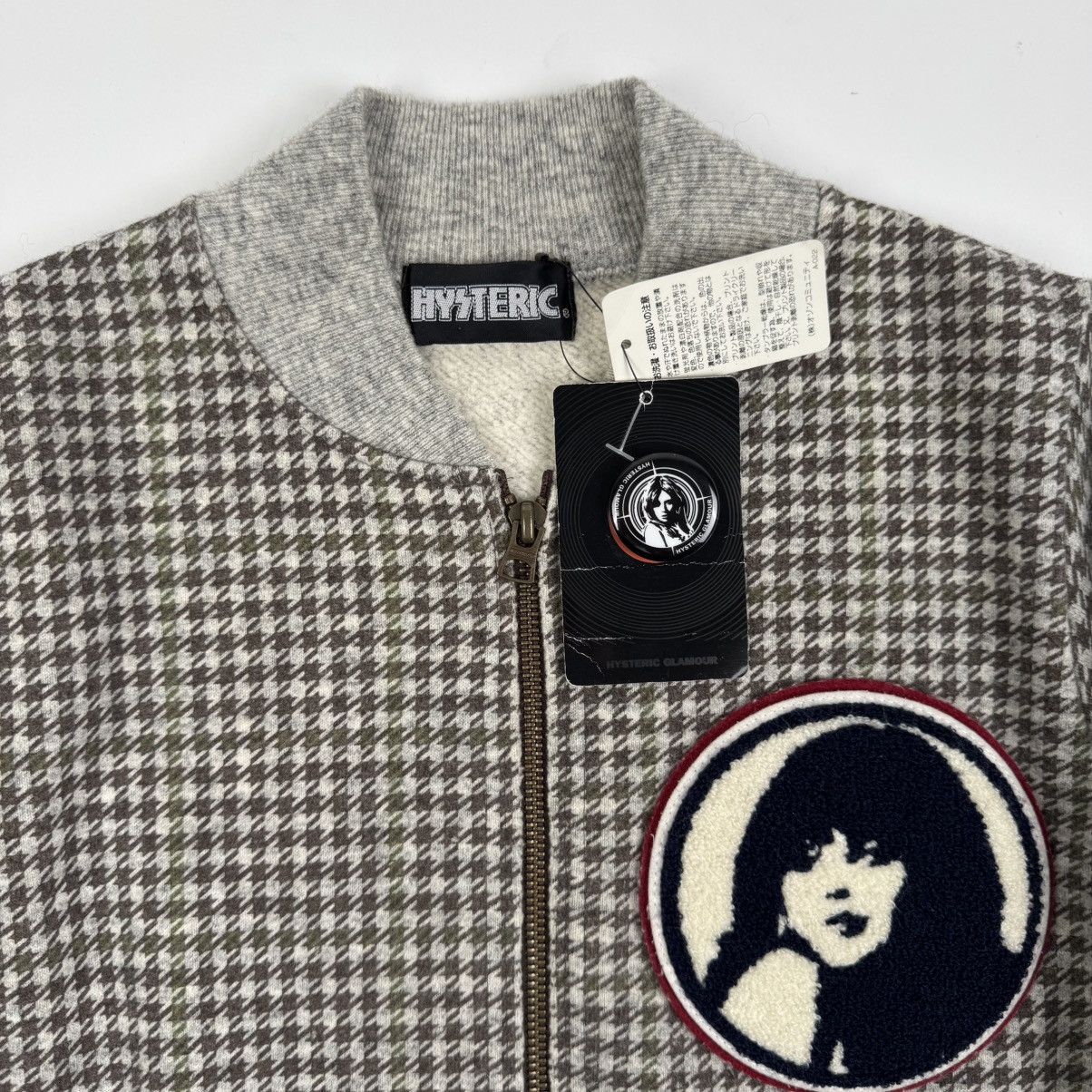 Hysteric Glamour Hysteric Glamour Checkered Bomber Sweatshirt Size US XS / EU 42 / 0 - 3 Thumbnail