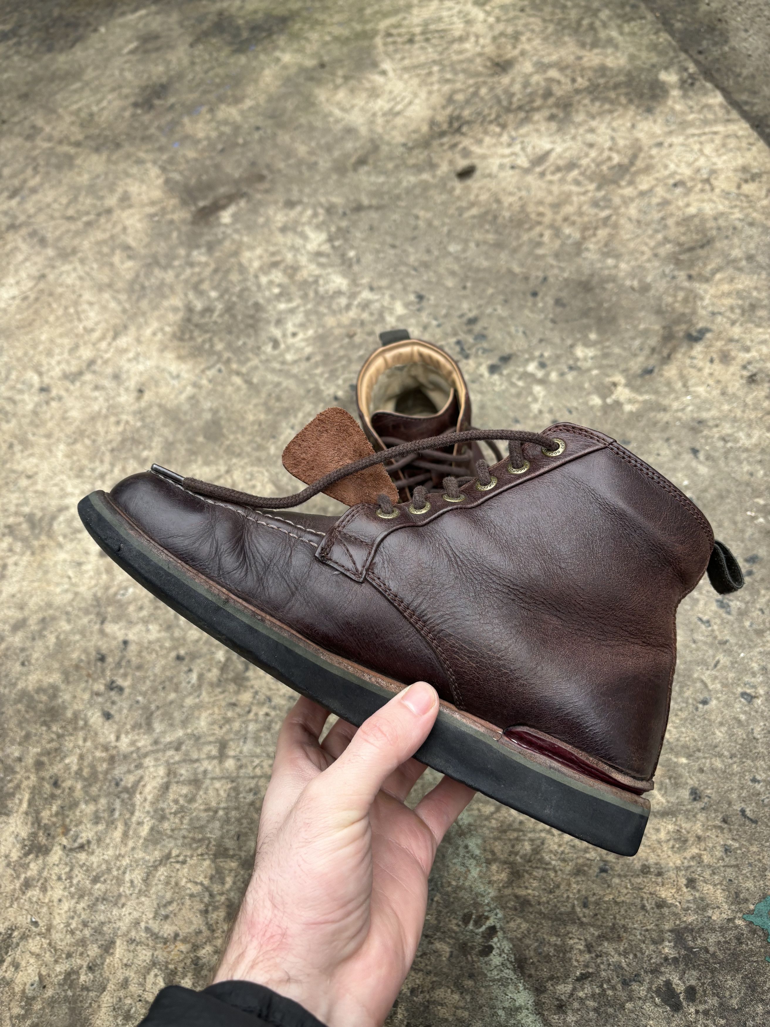 Rockport Vintage Rockport Moc Toe Brown Boots Size US 10.5 / EU 43-44 - 8 Thumbnail