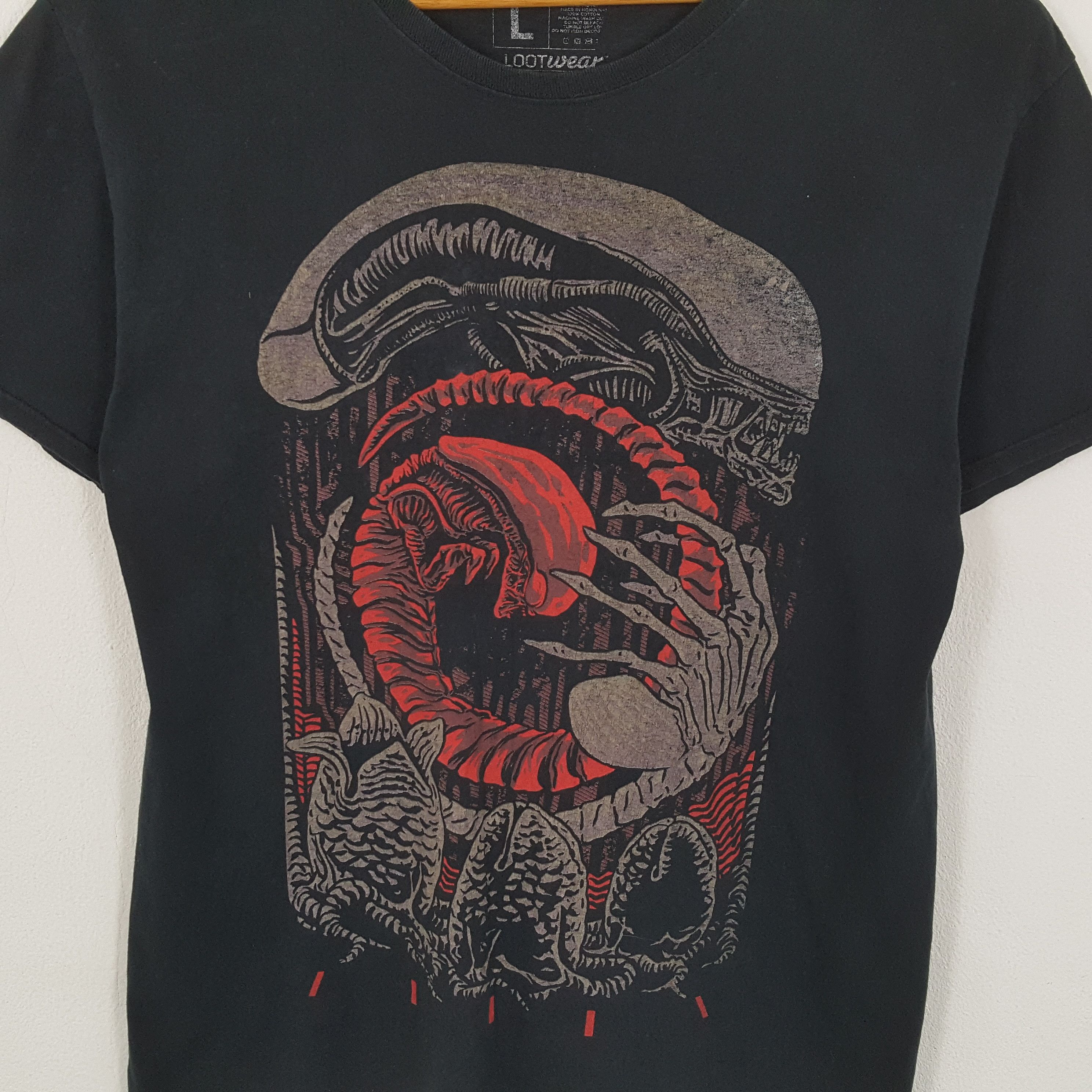 Sci-Fi Fantasy × Vintage Vintage ALIEN Science Fiction Movie T-Shirts Size US L / EU 52-54 / 3 - 2 Thumbnail