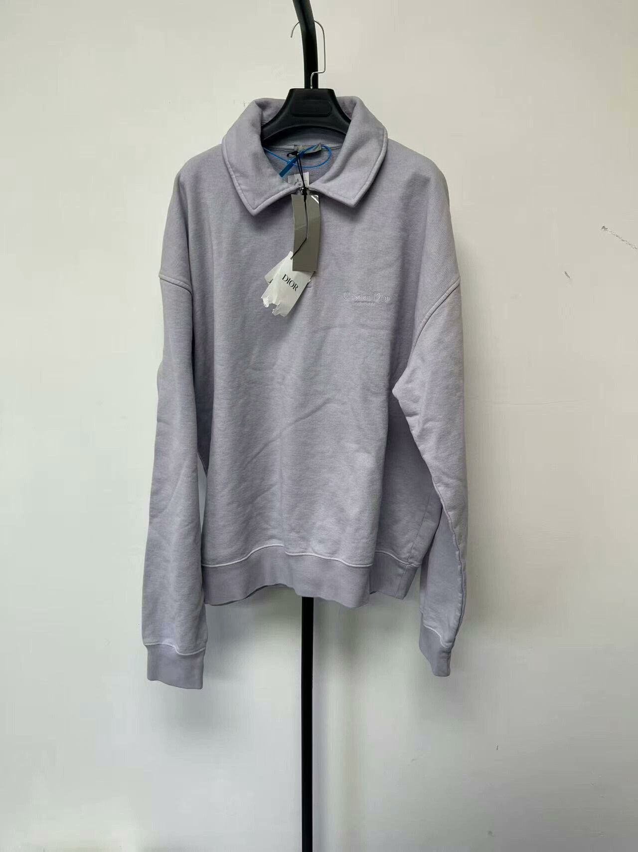 Dior dior purple logo half-zip sweatshirt Size US XXL / EU 58 / 5 - 1 Thumbnail