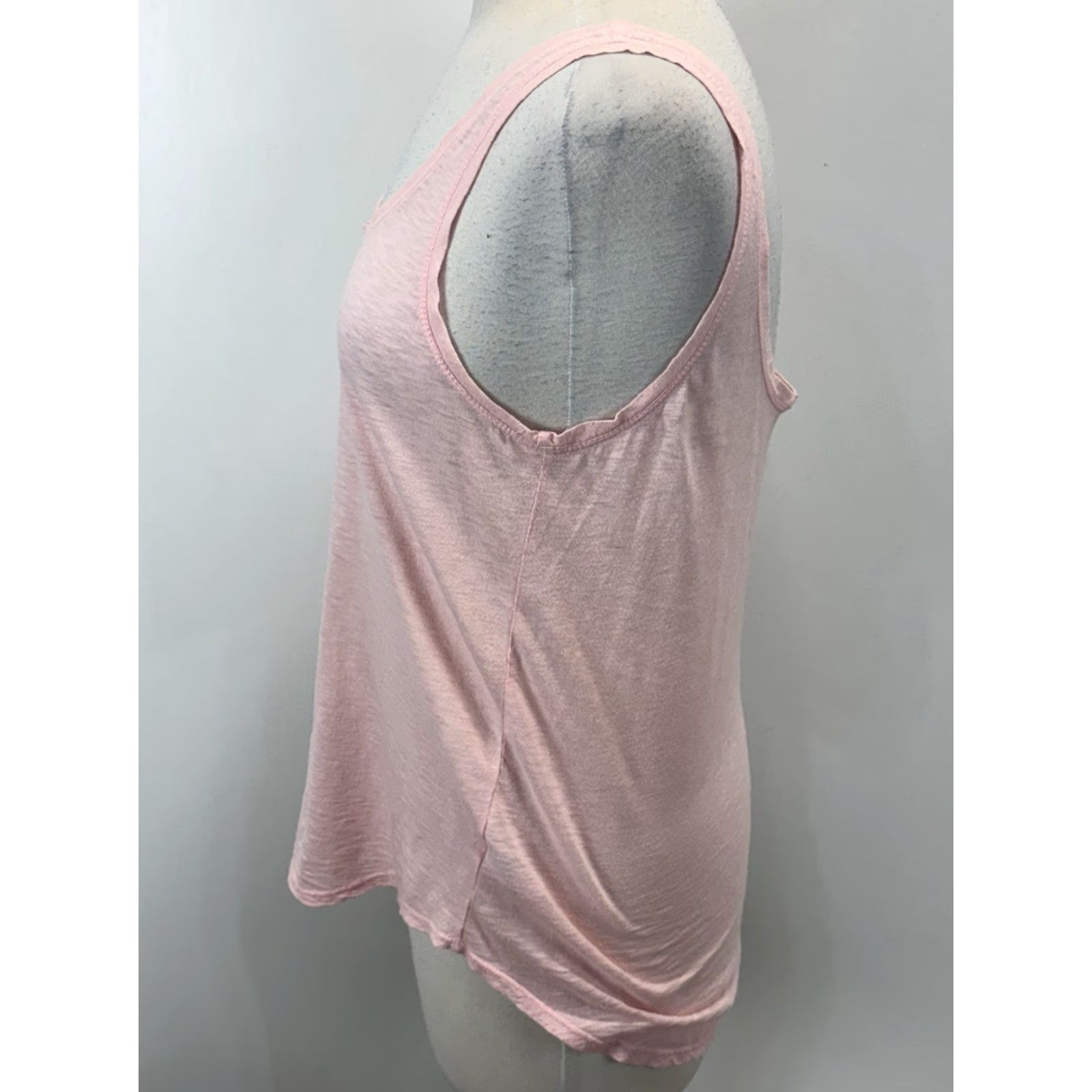 Vintage Vintage Fresh Produce Women's Tank Top Sz Medium Pink Cotton Scoop Neck USA 90s Sleeveless Size M / US 6-8 / IT 42-44 - 2 Thumbnail