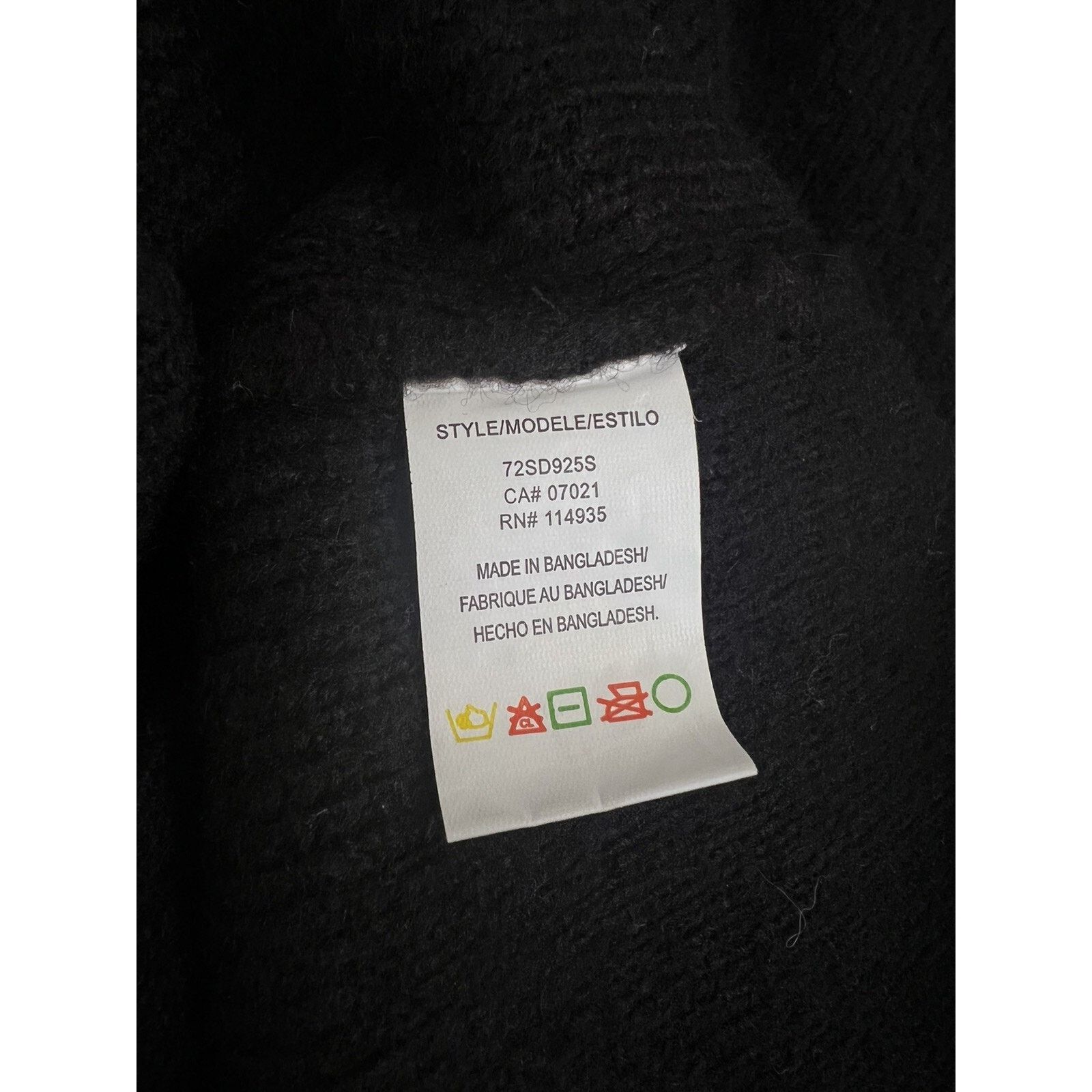 Raised By Wolves RD style women black dress warm size M Knitted A003056 Size M / US 6-8 / IT 42-44 - 6 Thumbnail