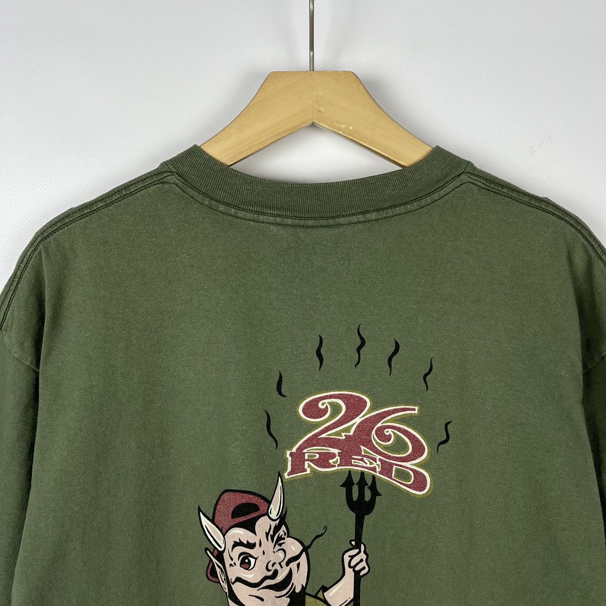 Hook-Ups Vintage 26 Red Hook Ups rare sk8 devil tee 90’s Size US M / EU 48-50 / 2 - 2 Thumbnail