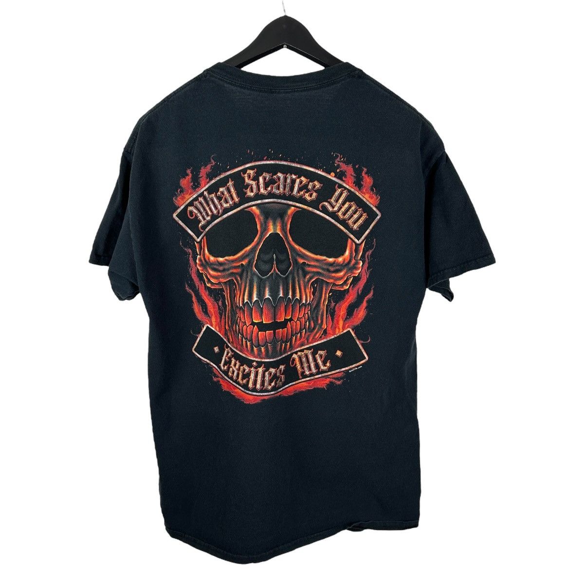 Vintage Vintage Y2K What Scares You Excited Me Grunge Shirt Size US L / EU 52-54 / 3 - 2 Thumbnail