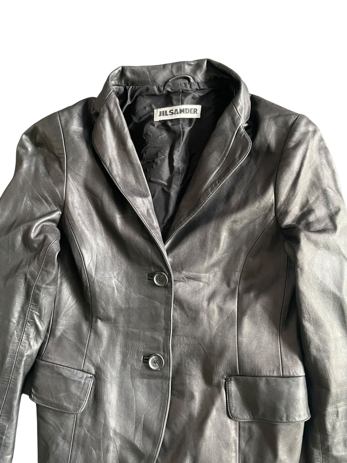 Jil Sander Jil Sander Leather Jacket Size XS / US 0-2 / IT 36-38 - 3 Thumbnail