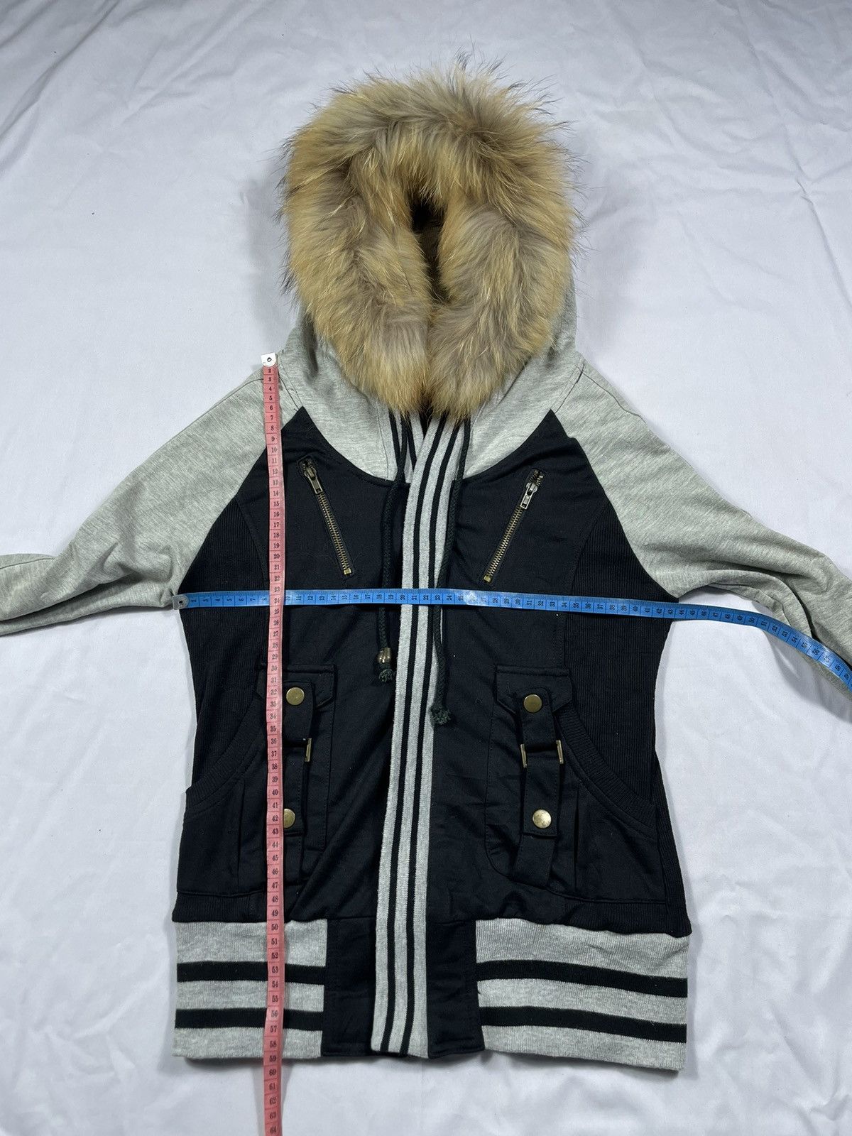 If Six Was Nine × Japanese Brand × Le Grande Bleu (L.G.B.) L.A.GLITTER Faux Fur Hoodie lgb ifsix style Size US S / EU 44-46 / 1 - 3 Thumbnail