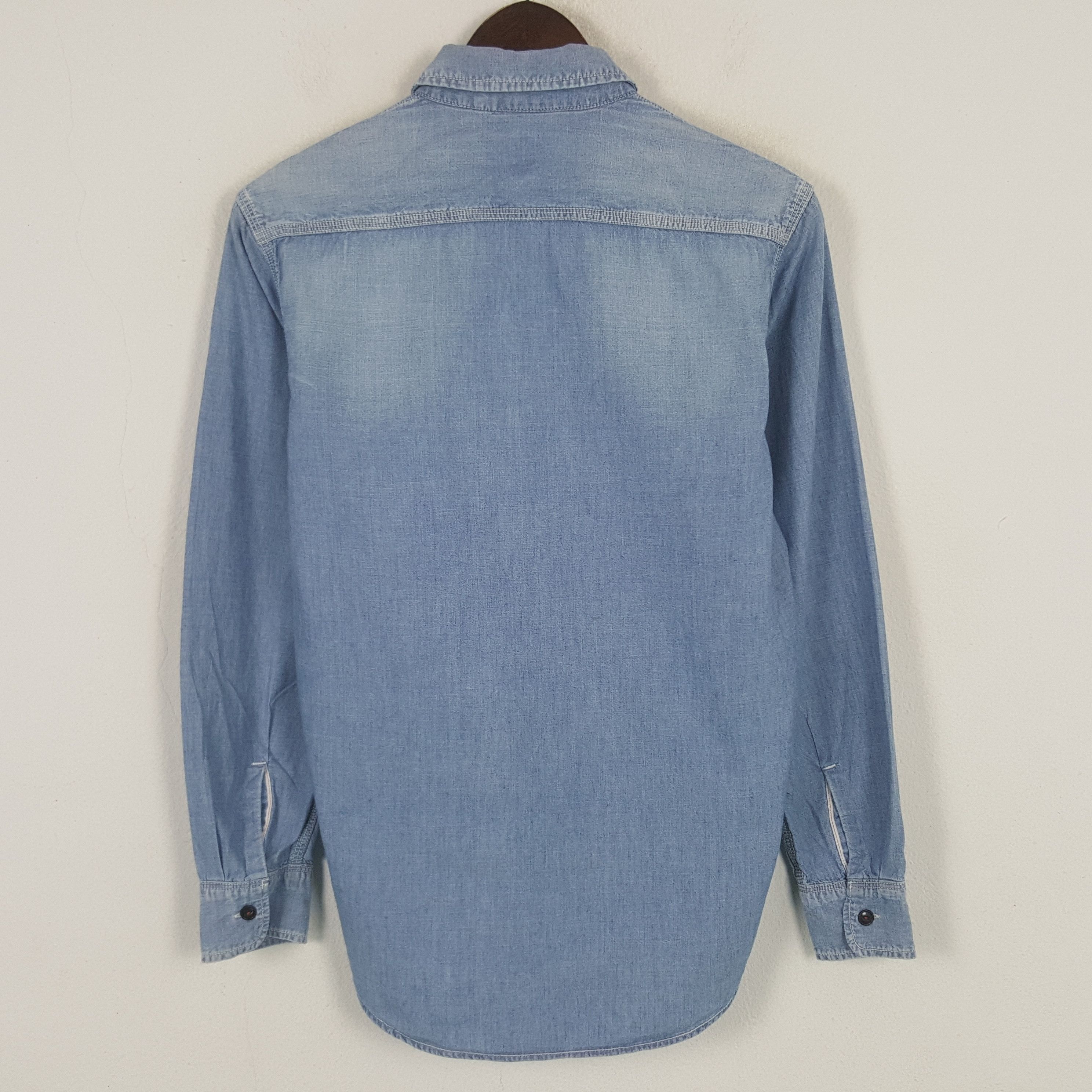 Japanese Brand × KATO × Vintage Vintage Shirt Kato Denim Button Up Shirt Size US S / EU 44-46 / 1 - 3 Thumbnail