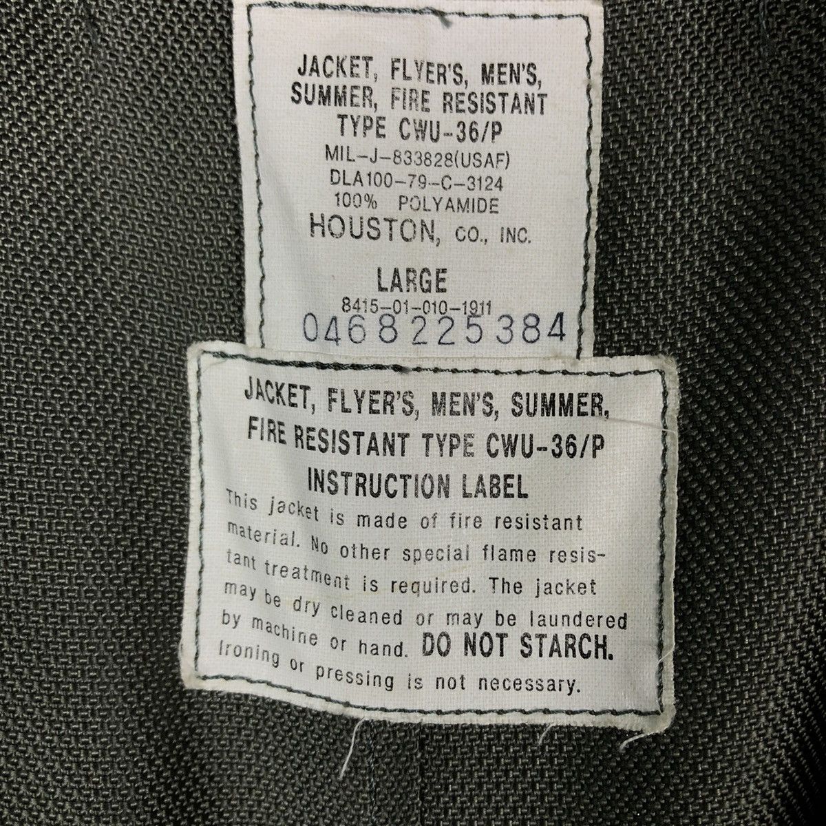 Vintage 🔥VINTAGE BOMBER JACKET FLY HOUSTON CO BUZZ RICKSONS Size US L / EU 52-54 / 3 - 20 Thumbnail