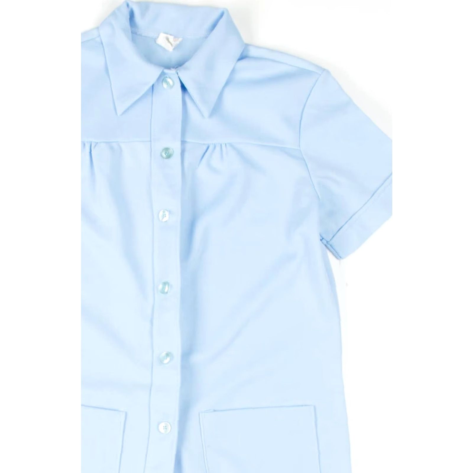 Vintage VINTAGE Land 'n Sea Shirt Medium Sky Blue Double Pocket Button Up Top Womens Size M / US 6-8 / IT 42-44 - 2 Thumbnail