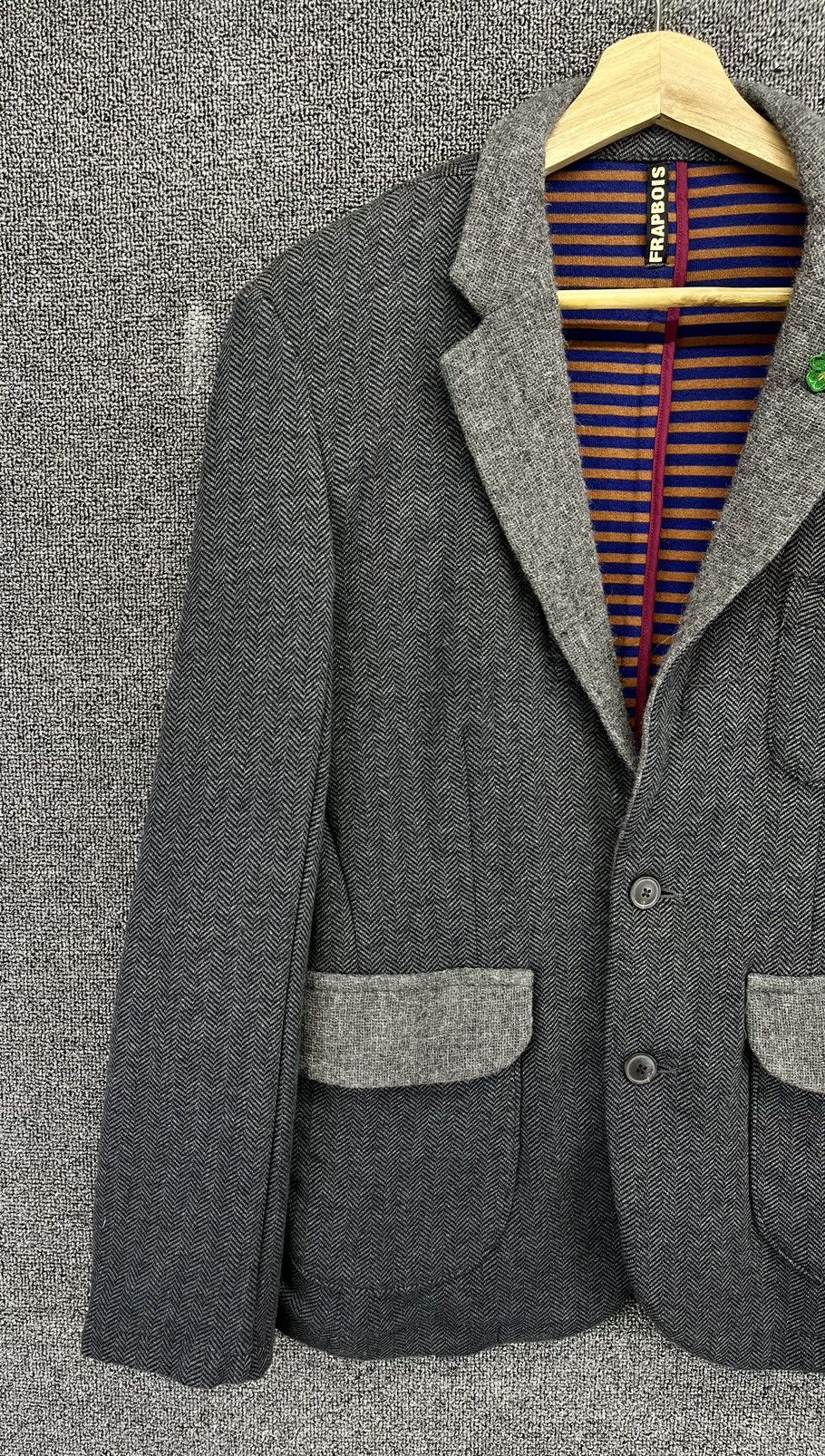 Frapbois Vintage Issey Miyake Frapbois Wool Coat Jacket Size M / US 6-8 / IT 42-44 - 3 Thumbnail
