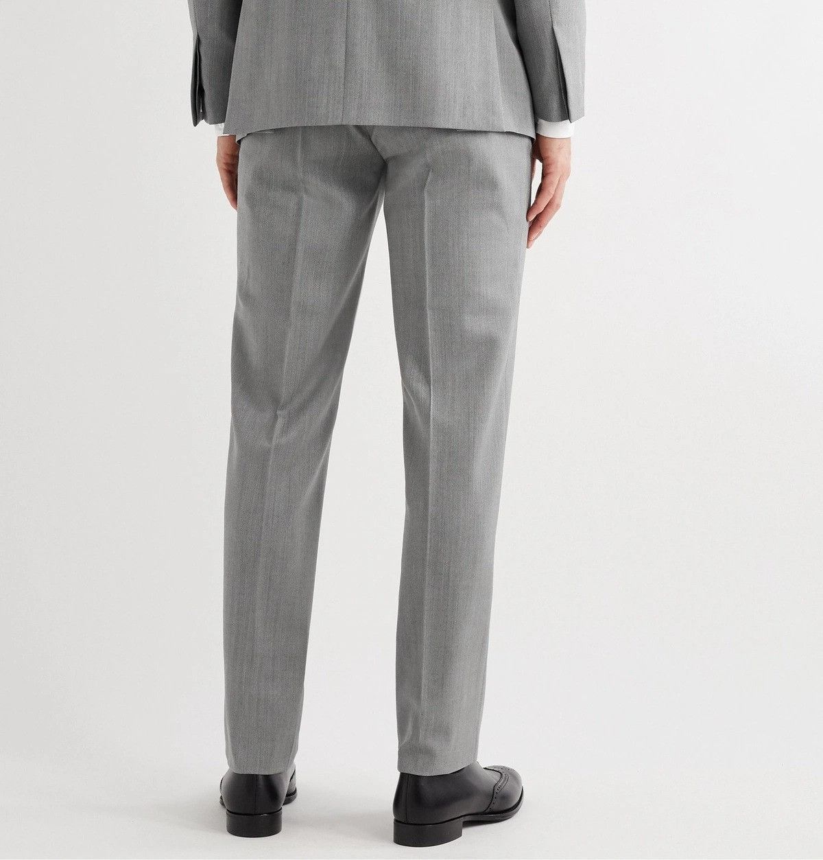 Kingsman Kingsman Conrad Herringbone Wool Suit Trousers Size US 38 / EU 54 - 3 Thumbnail