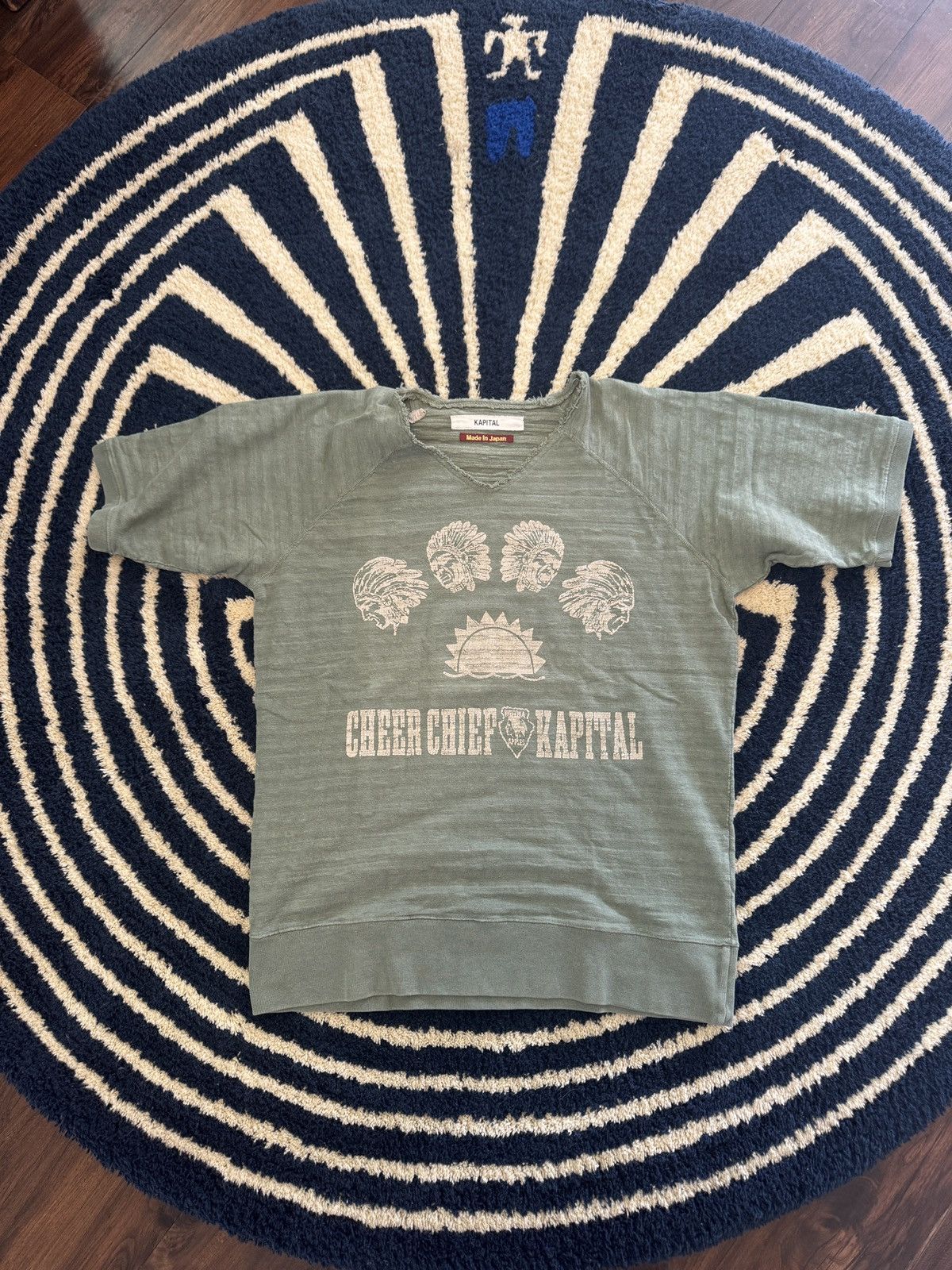 Kapital Vintage Kapital “Cheer Chief” T-Shirt (Size 3) | Grailed