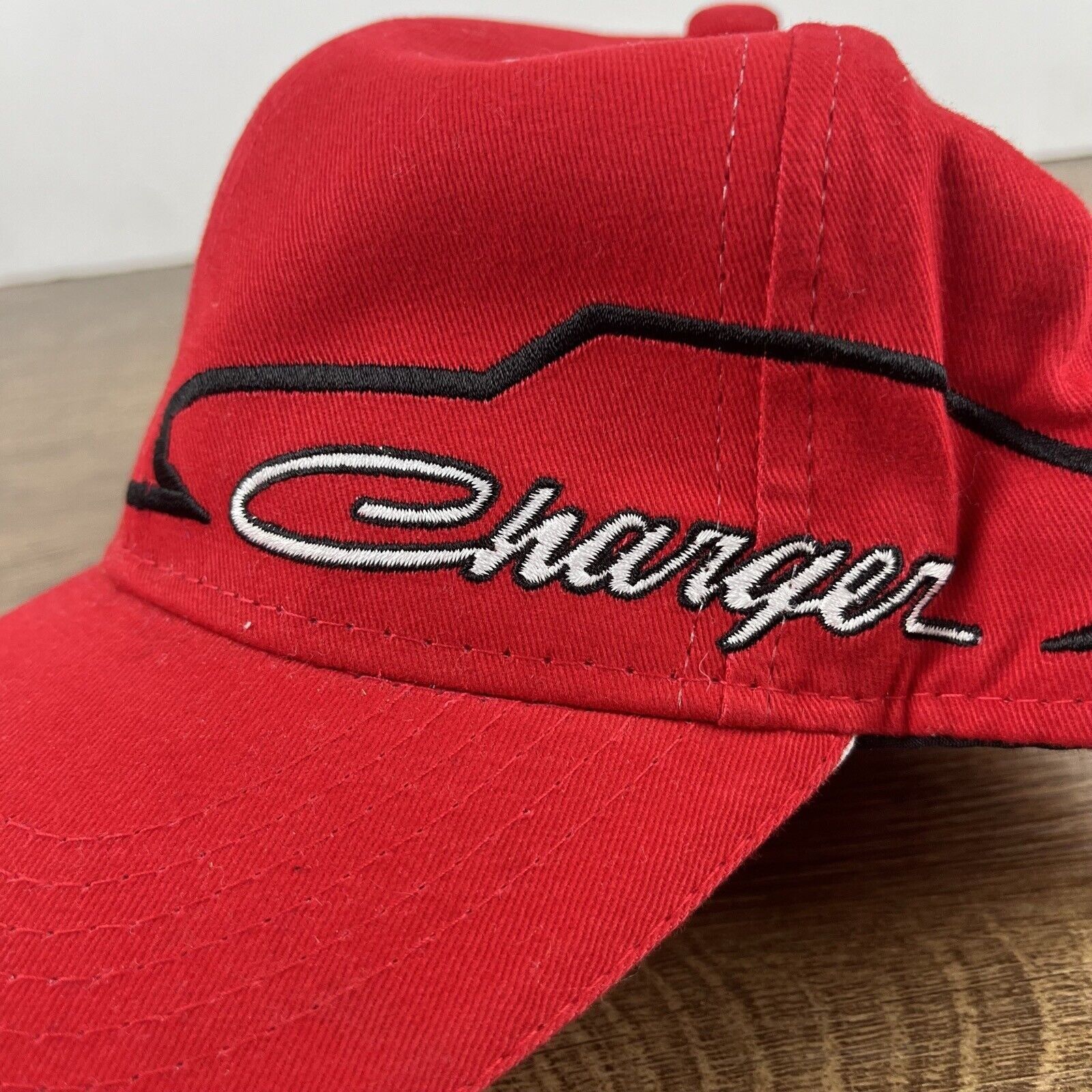 Other Dodge Charger Car Hat Red Cap Charger Adjustable Hat Red Adu Size ONE SIZE - 8 Thumbnail