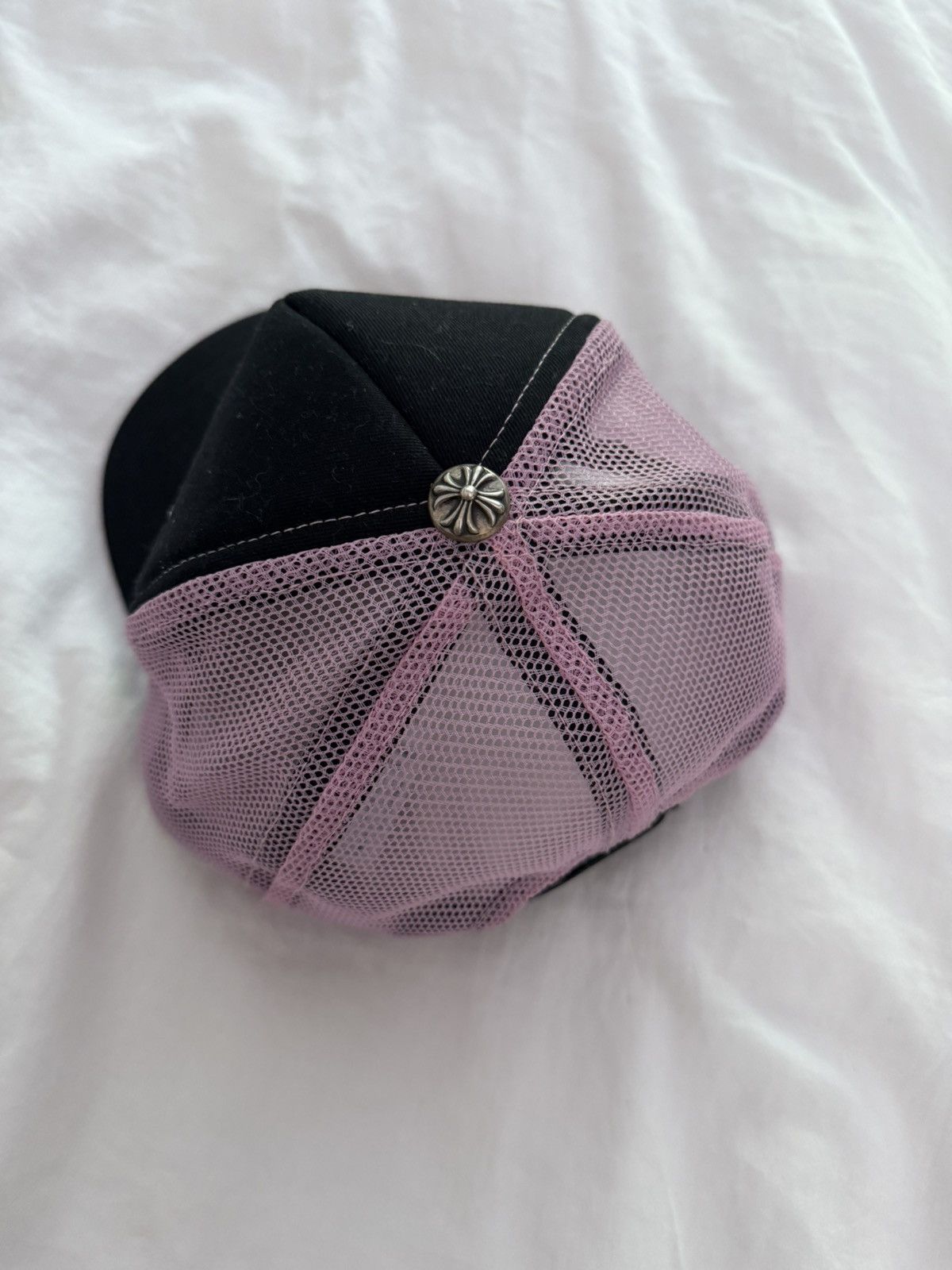 Chrome Hearts Pink Chrome Hearts Trucker Hat Size ONE SIZE - 2 Thumbnail