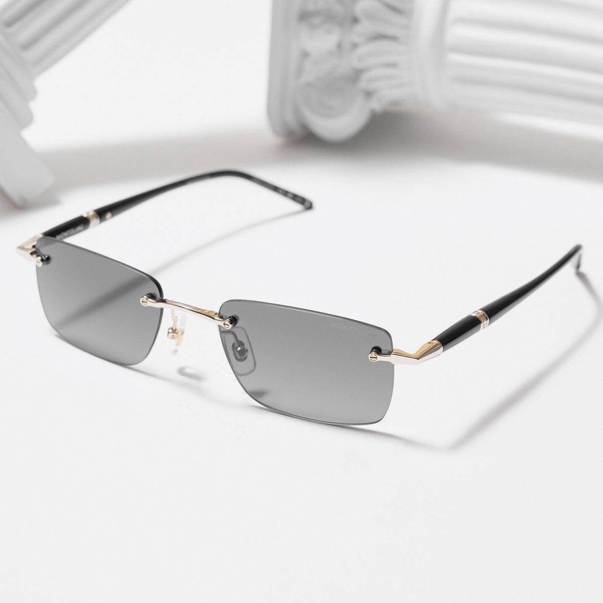 Montblanc MONTBLANC MB0344S 008 SUNGLASSES Size ONE SIZE - 2 Thumbnail
