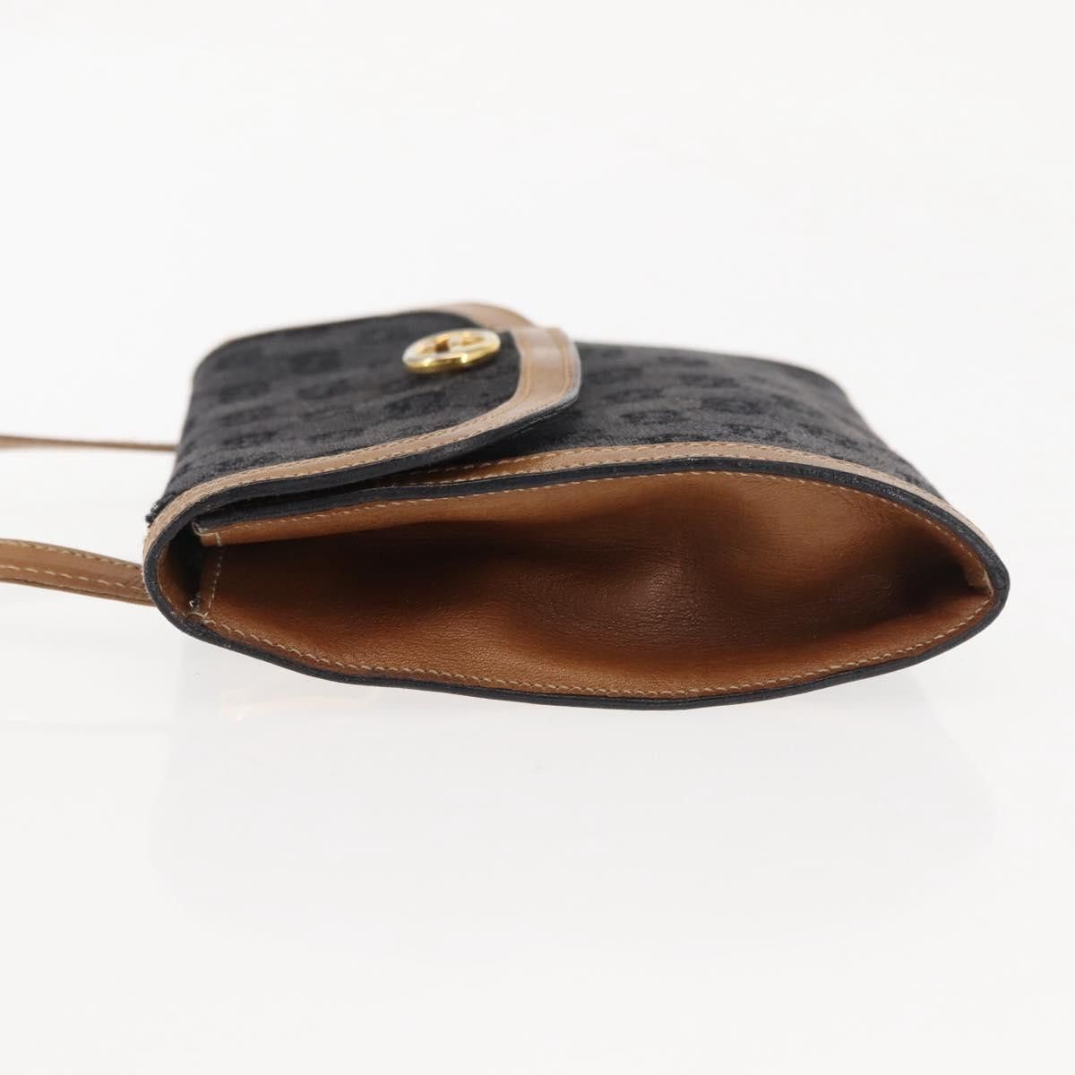 Gucci GUCCI GG Canvas Shoulder Bag Canvas Black Brown Size ONE SIZE - 5 Thumbnail