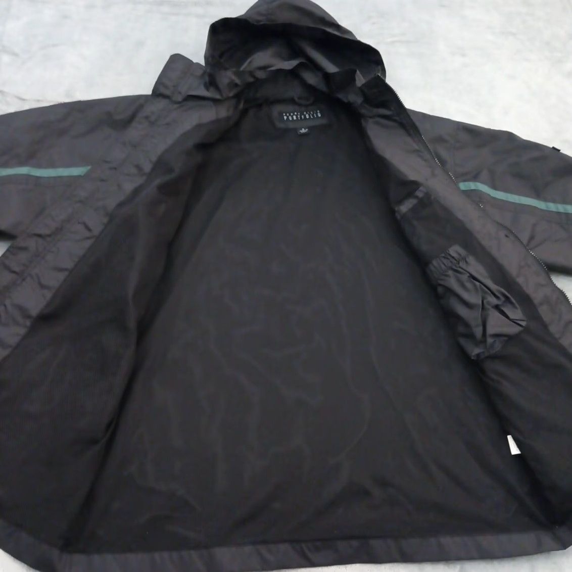 Perry Ellis Perry Ellis Portfolio Jacket Mens Medium Black Nylon Windbreaker Size US M / EU 48-50 / 2 - 5 Thumbnail