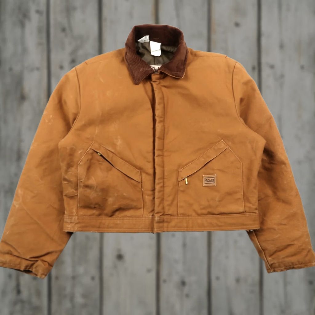 Walls VINTAGE Walls Cropped Detroit Jacket Brown Insulated Canvas 90s Grunge Denim? (Note: original title does not include Denim) Size US 32 / EU 48 - 1 Thumbnail