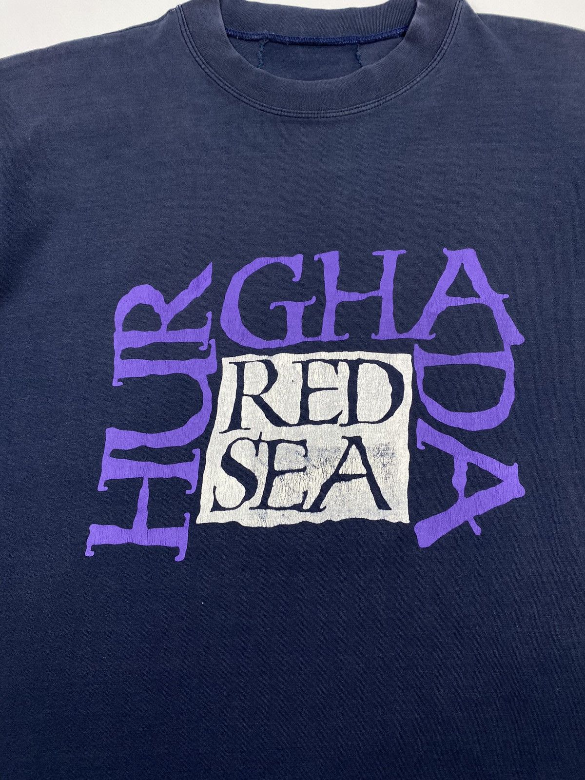 Vintage 🔥LASTDROP🔥 90s Egypt Hurghada Red Sea Vintage Distressed Tee Size US L / EU 52-54 / 3 - 6 Thumbnail