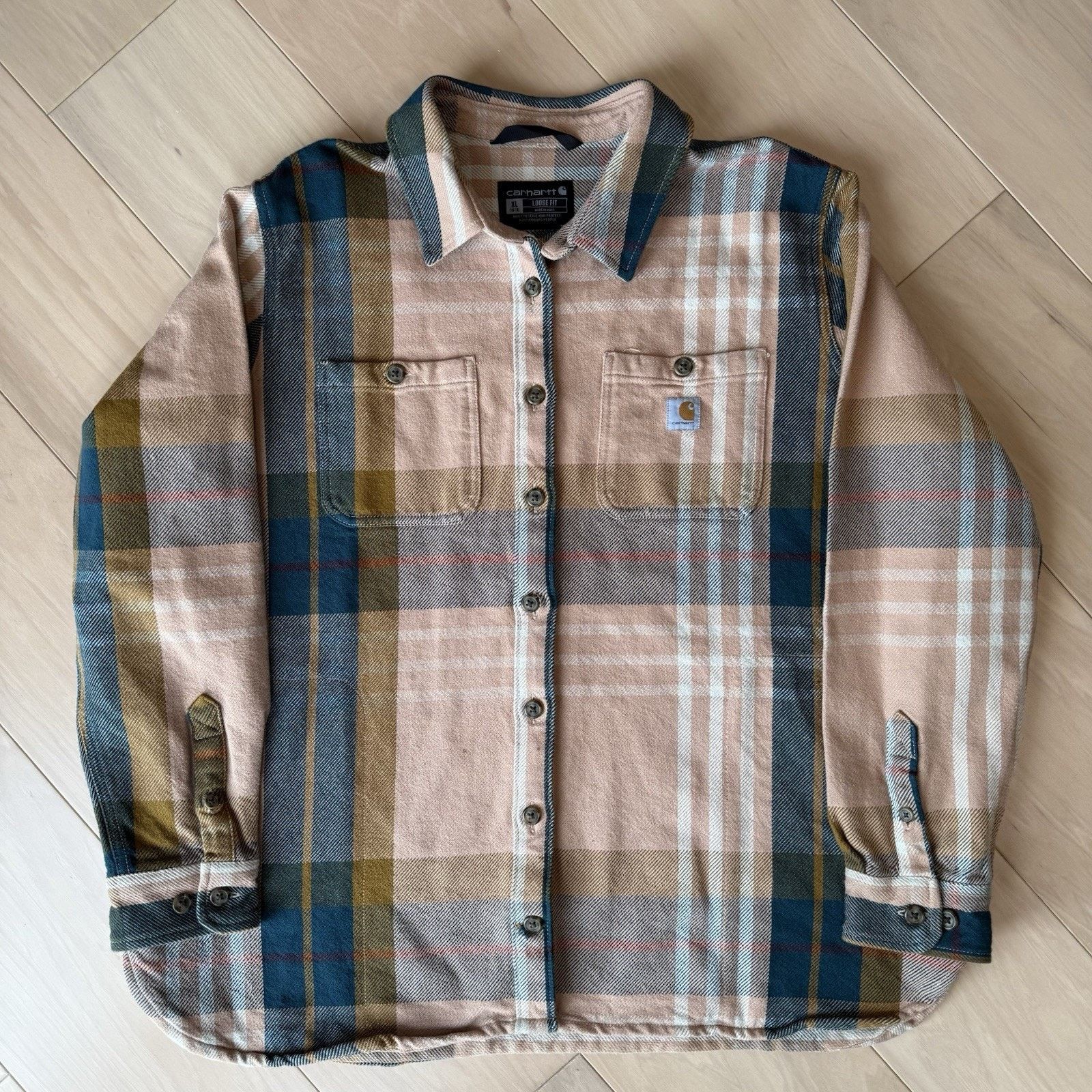 Carhartt Carhartt Heavyweight Twill Flannel Women's XL Multicolor Size XL / US 12-14 / IT 48-50 - 2 Thumbnail