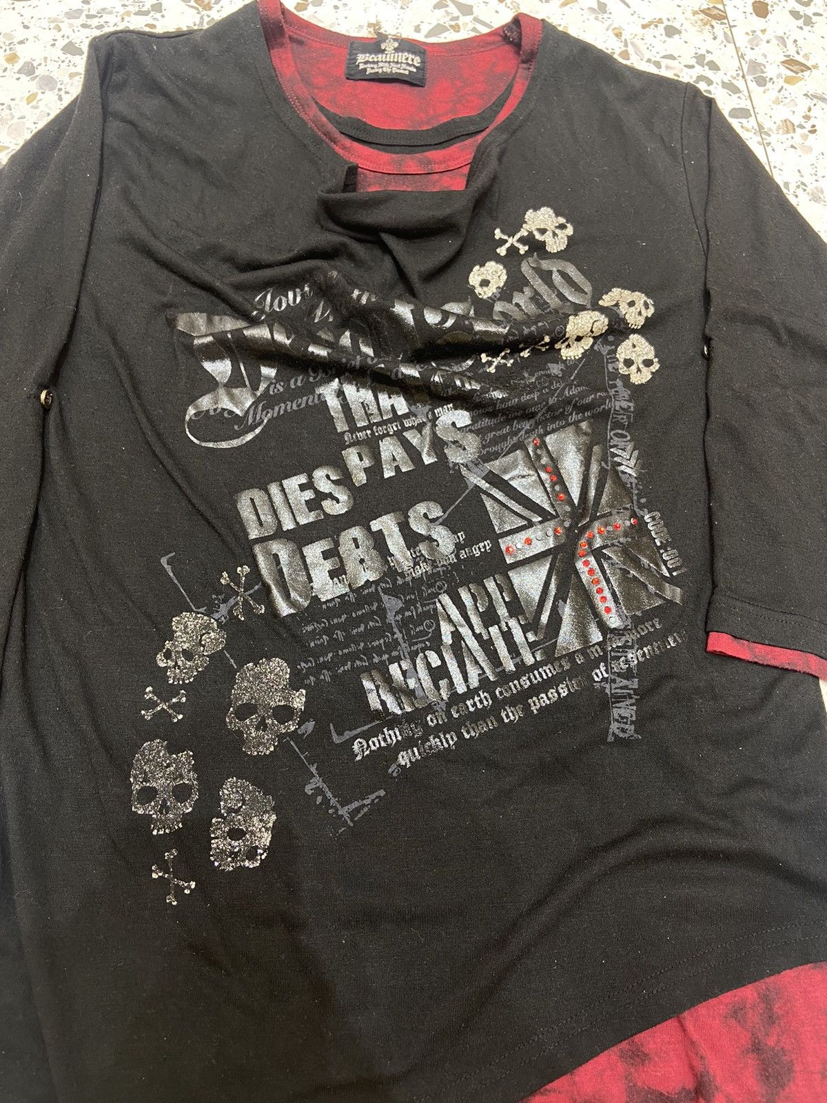 If Six Was Nine Beaumere punk skulls ifsixwasnine style long sleeve Size M / US 6-8 / IT 42-44 - 3 Thumbnail