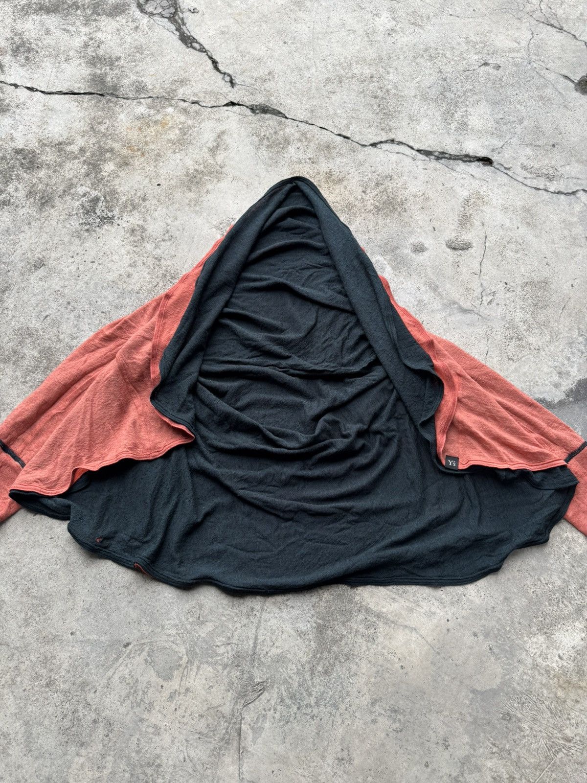 Y's × Yohji Yamamoto double layer shawl cardigan Size M / US 6-8 / IT 42-44 - 2 Thumbnail