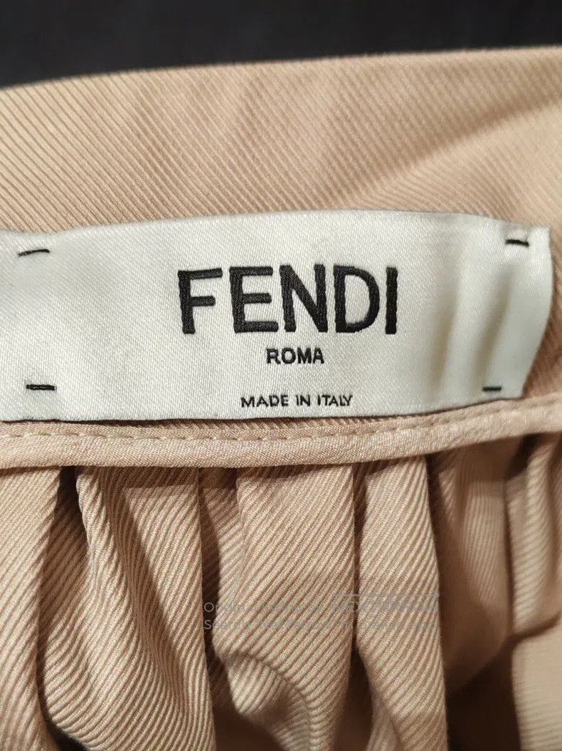 Fendi Fendi Khaki heavy-duty flower skirt Size 26" / US 2 / IT 38 - 3 Thumbnail