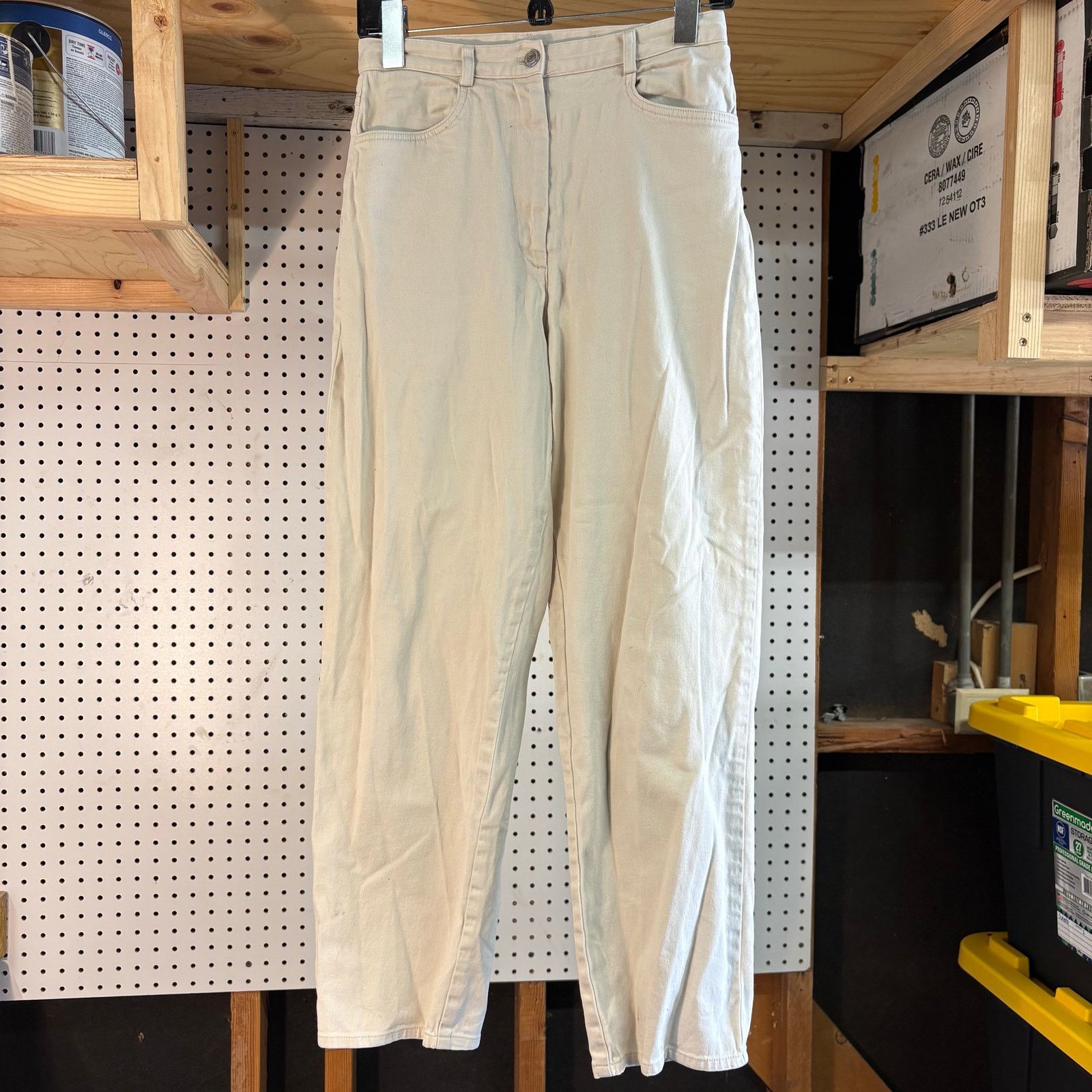 McGregor McGREGOR Beige White Chino Work Pants Vintage 90s Size 26" / US 2 / IT 38 - 1 Thumbnail