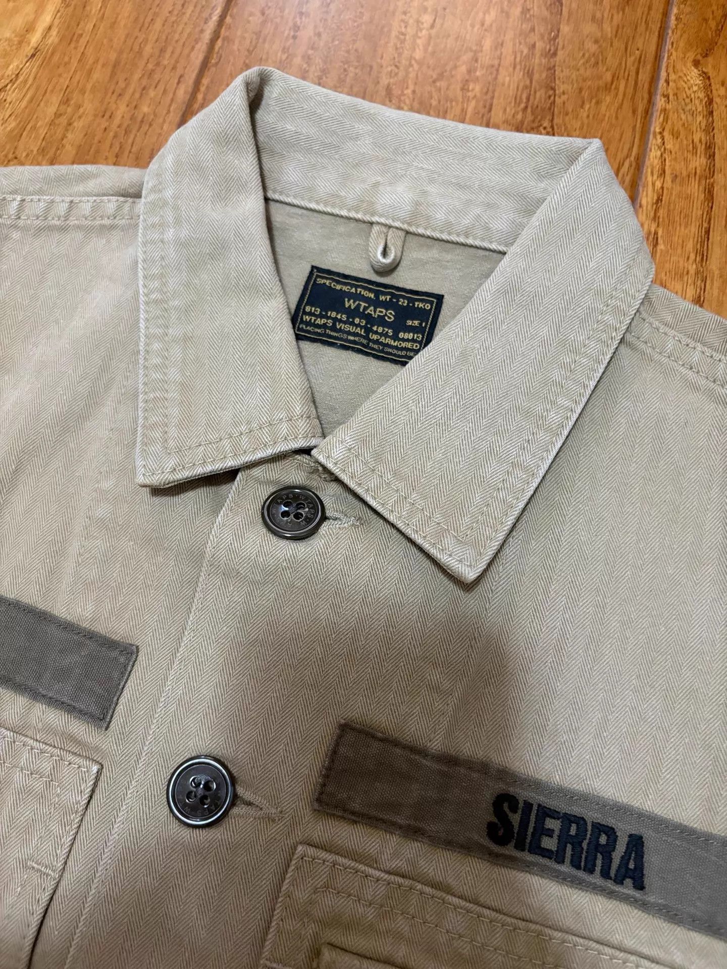 Wtaps WTAPS 16AW Herringbone Shirt Jacket Khaki NearNew Size US S / EU 44-46 / 1 - 5 Thumbnail