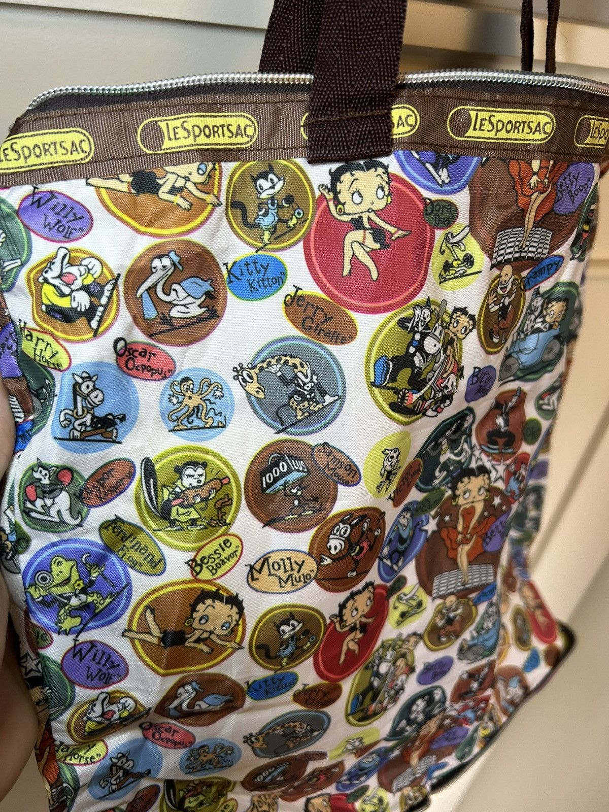 LeSportsac Vintage LeSportSac Betty Boop all over print convertible bag Size ONE SIZE - 9 Thumbnail