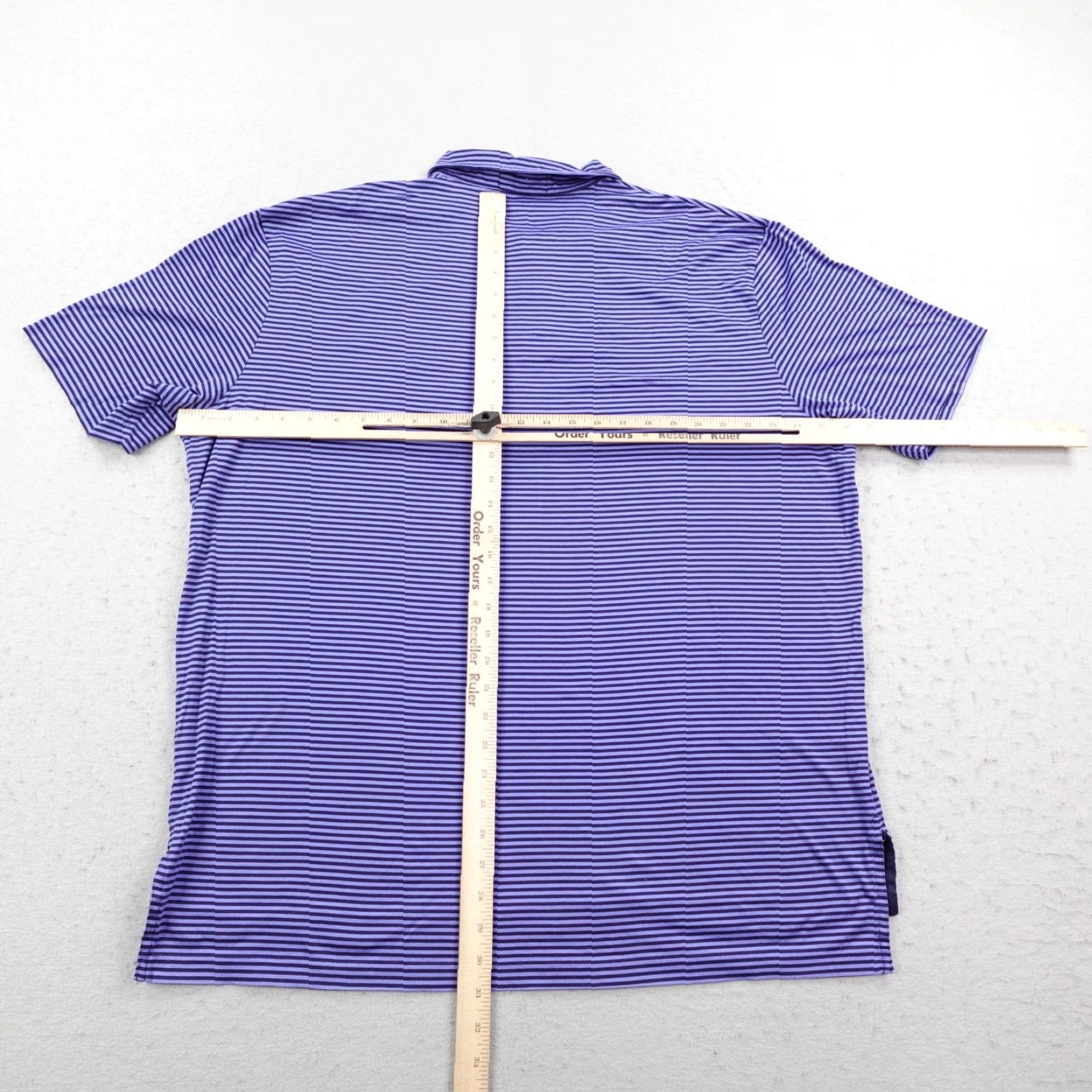 Polo Ralph Lauren VINTAGE Polo Ralph Lauren Polo Shirt Mens 2XL Blue Striped Pima Cotton Pony Logo Shirt Mens 2XL Blue Striped Polo Ralph Lauren Polo Shirt Vintage Size US XXL / EU 58 / 5 - 4 Thumbnail