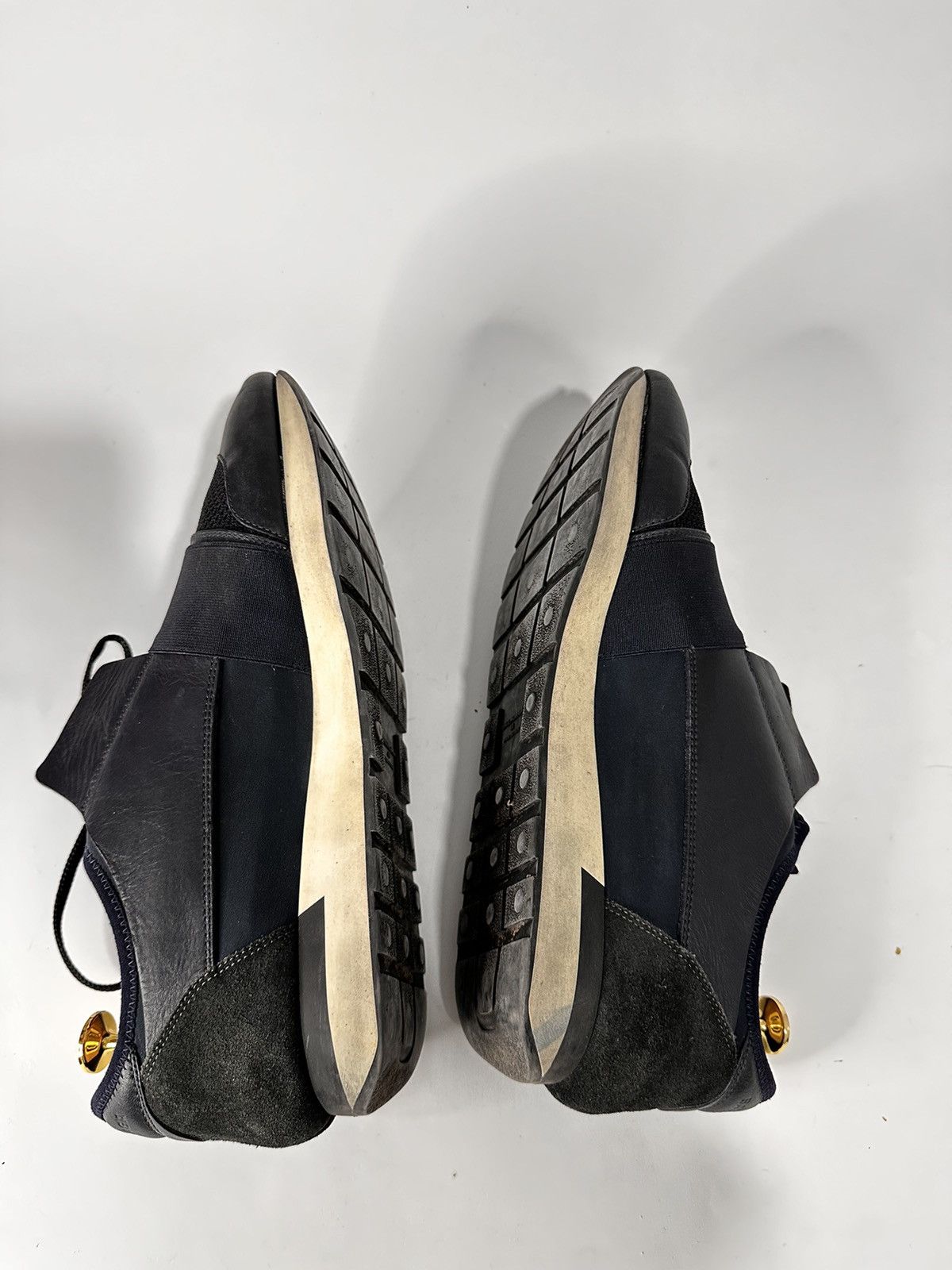 Balenciaga Balenciaga Leather and Mesh Race Runners Mens Sneakers. Size US 11 / EU 44 - 4 Thumbnail