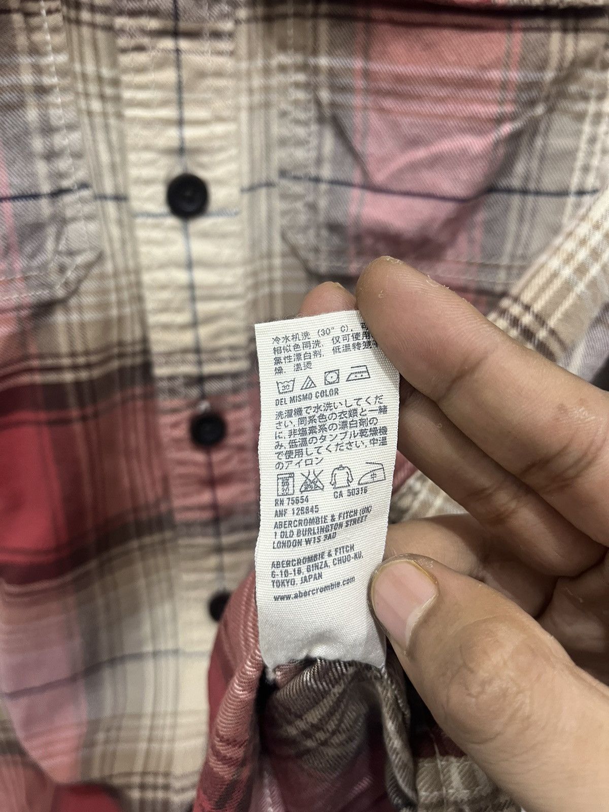 Abercrombie & Fitch Vintage Abercrombie Flannel double pocket Size US S / EU 44-46 / 1 - 10 Thumbnail