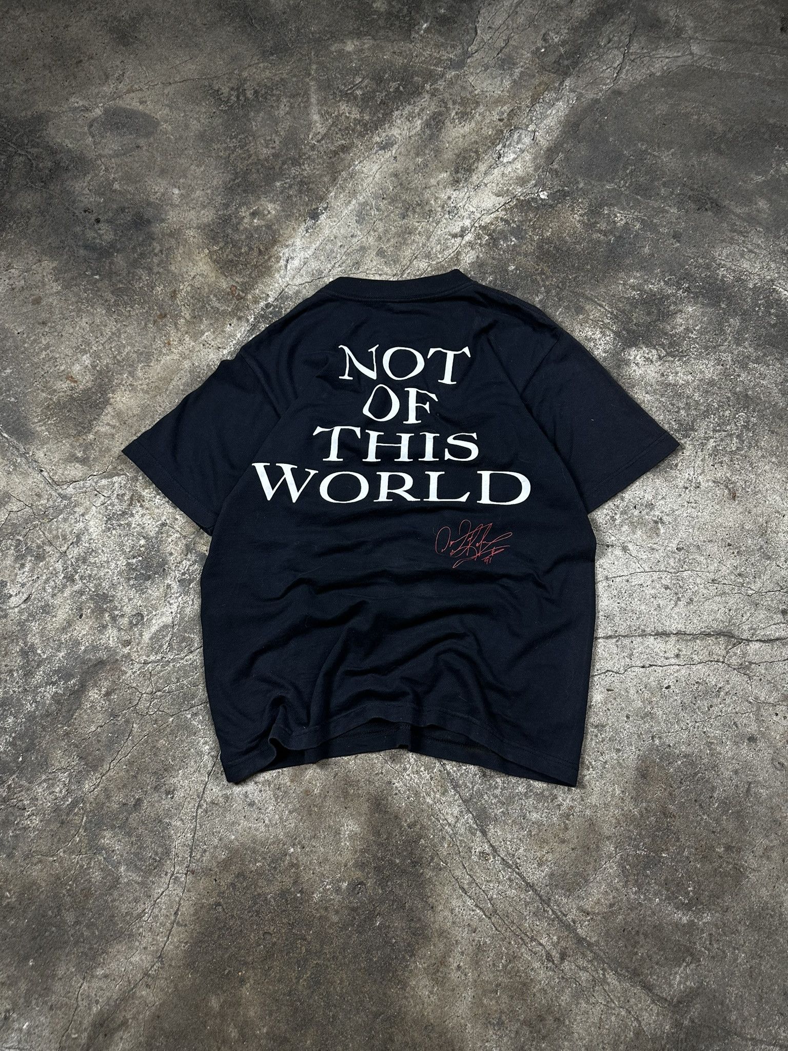 Vintage Rare 1997 Dennis Rodman Not Of This World Vintage T-shirt Size US M / EU 48-50 / 2 - 2 Thumbnail