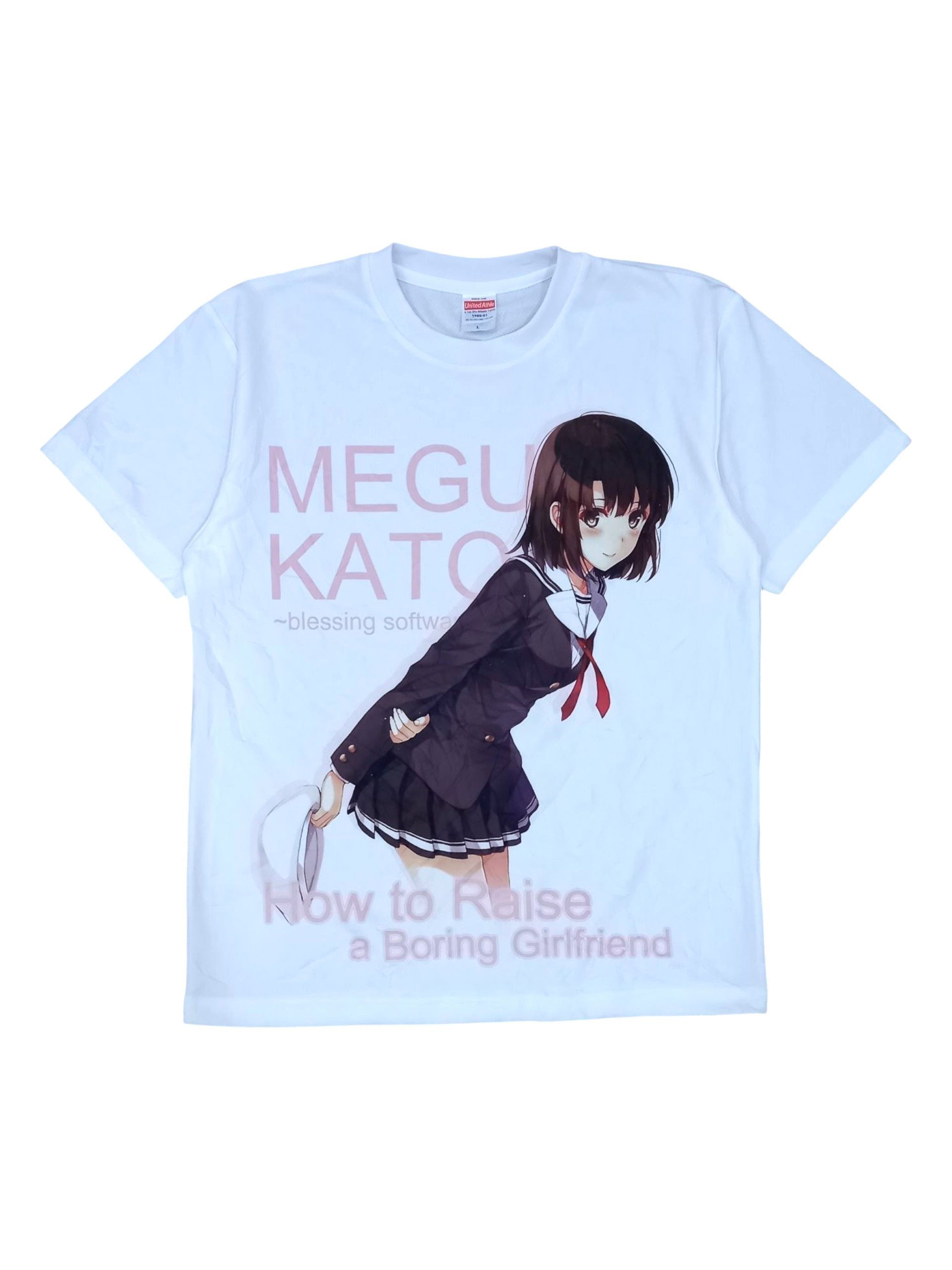 Anime How To Raise a Boring Girlfriend Otaku Anime Manga Tee Size US L / EU 52-54 / 3 - 1 Thumbnail
