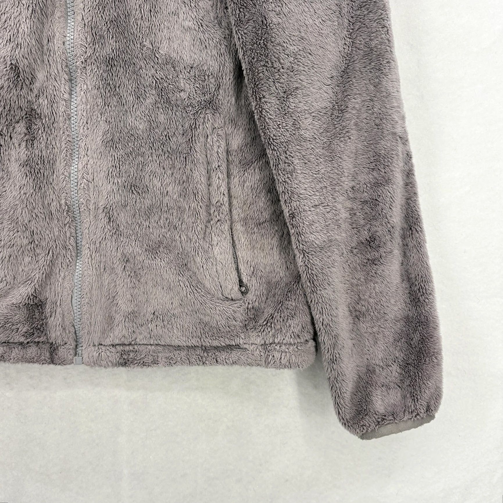 The North Face The North Face Fleece Jacket Womens M Gray High-Pile Full Zip Plush Warm Size M / US 6-8 / IT 42-44 - 3 Thumbnail