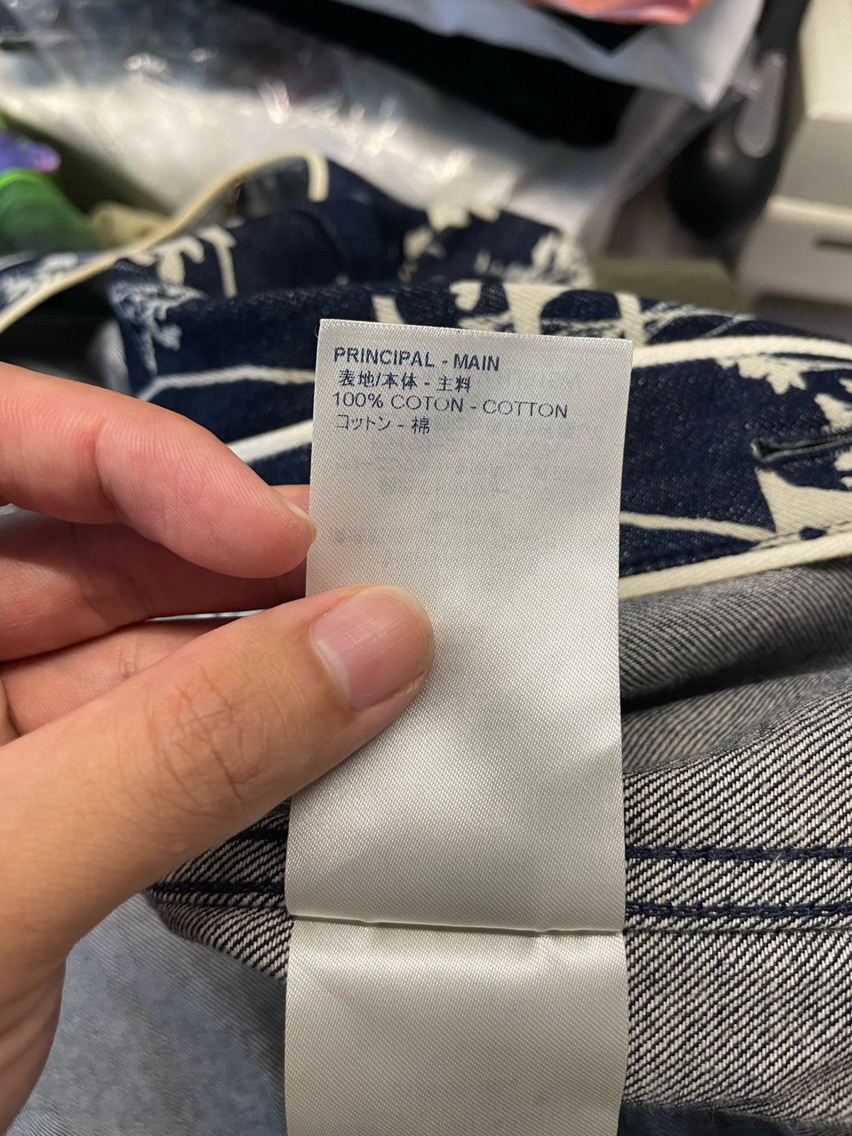 Louis Vuitton Louis Vuitton Wheat-Ears Printed Denim Baseball Jersey Size US XS / EU 42 / 0 - 14 Thumbnail
