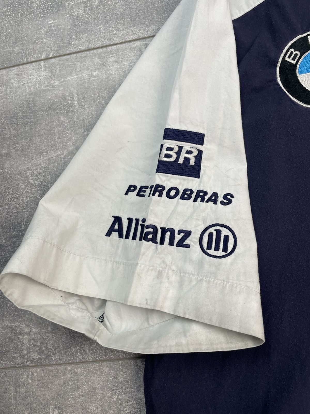 BMW × Formula 1 BMW Williams F1 Team Racing Short Shirt Bogner Vintage Size US L / EU 52-54 / 3 - 6 Thumbnail