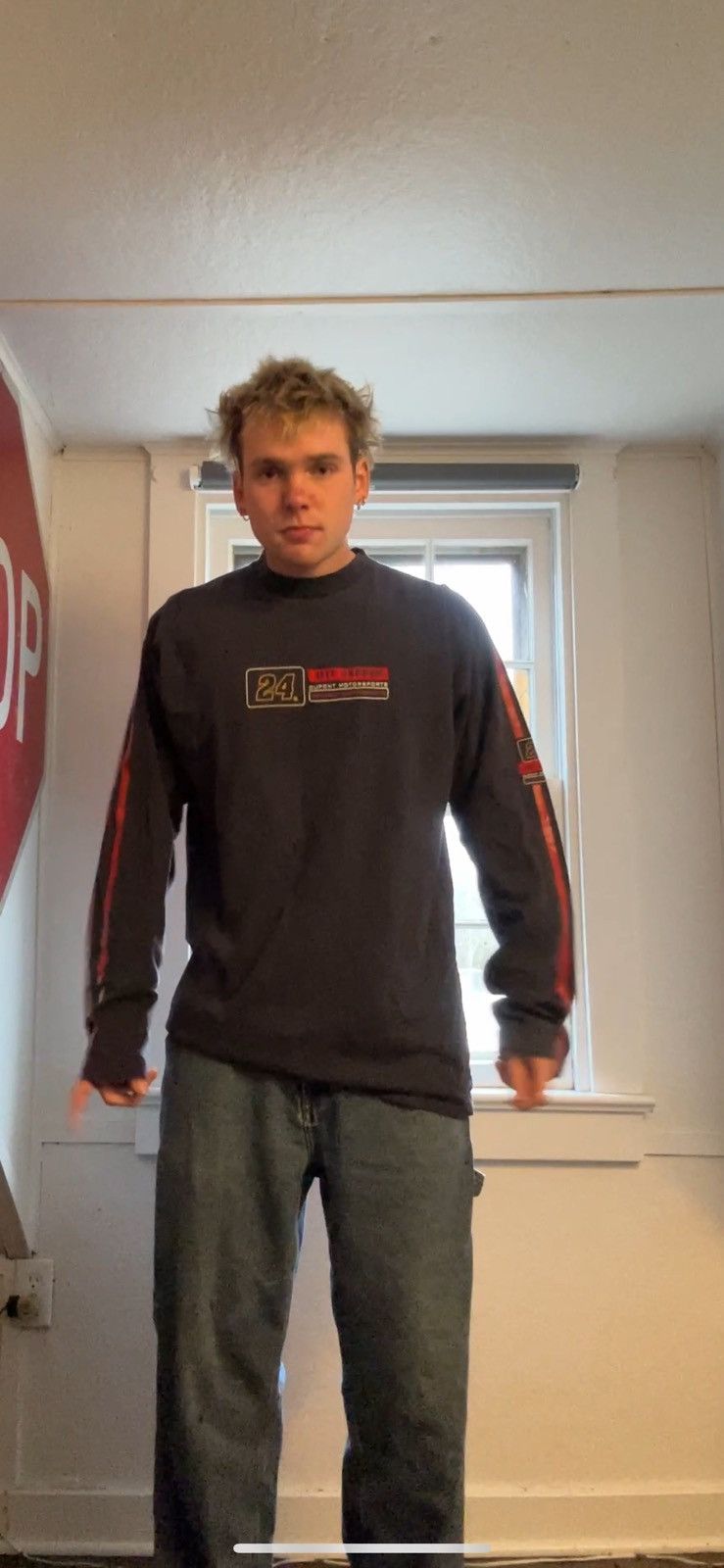 Vintage Long sleeve vintage racing shirt Size US XL / EU 56 / 4 - 1 Thumbnail