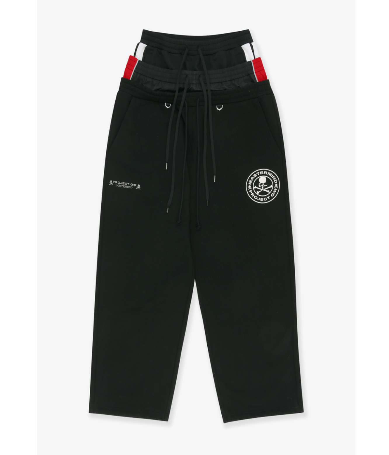 PROJECT G/R_3 LAYERED SWEAT PANTS (Black) – TOBIRA STORE
