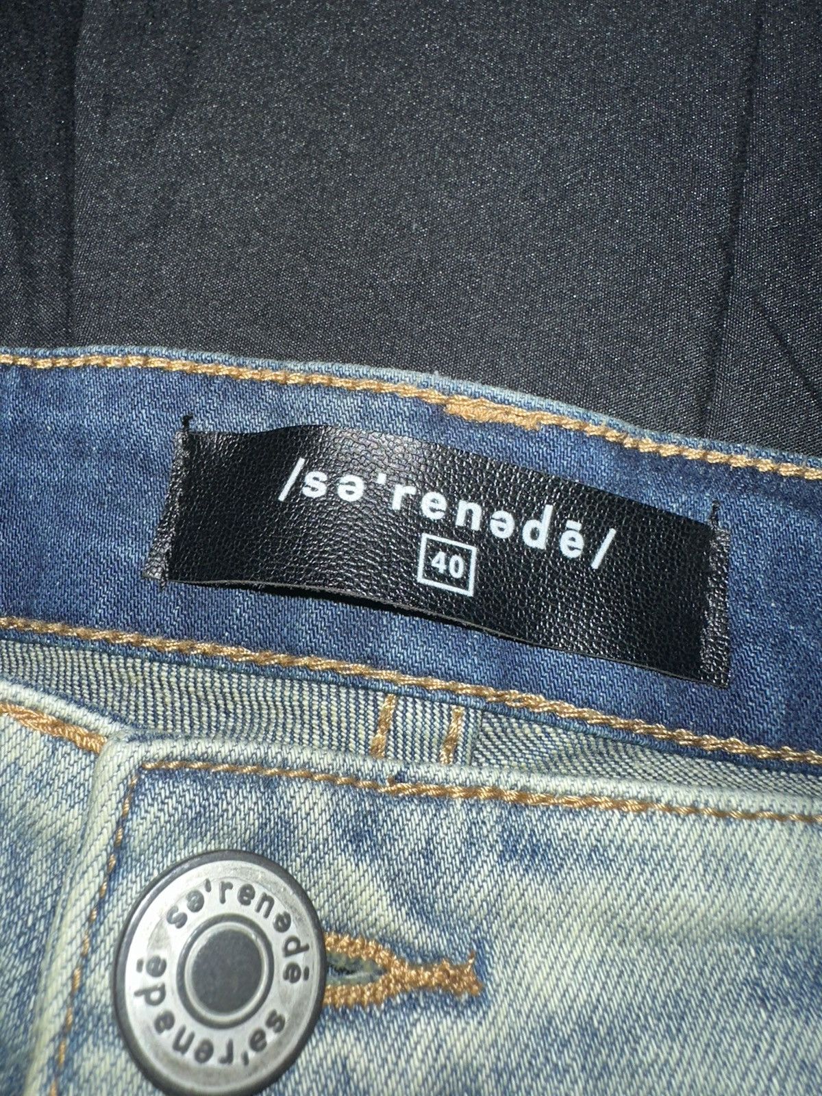 SERENEDE Serenede "SACRED SCROLLS" Jeans Size US 40 / EU 56 - 3 Thumbnail