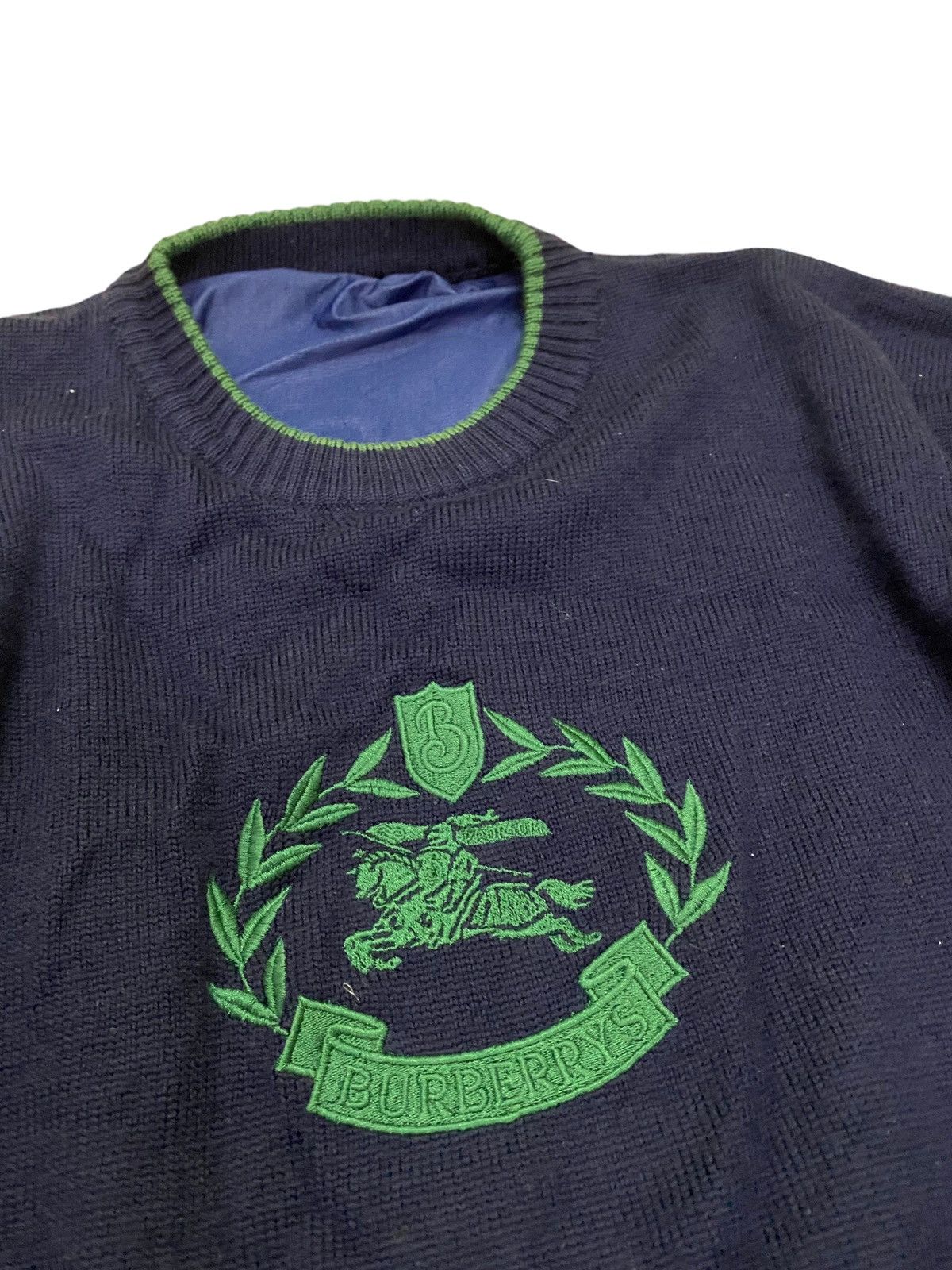 Vintage 💥Vintage Burberrys Sweater Knitwear Size US L / EU 52-54 / 3 - 7 Thumbnail