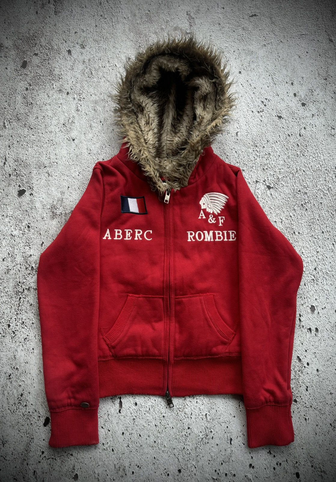 If Six Was Nine Y2k Abercrombie Punk Style Fur Hoodie Size US M / EU 48-50 / 2 - 1 Thumbnail