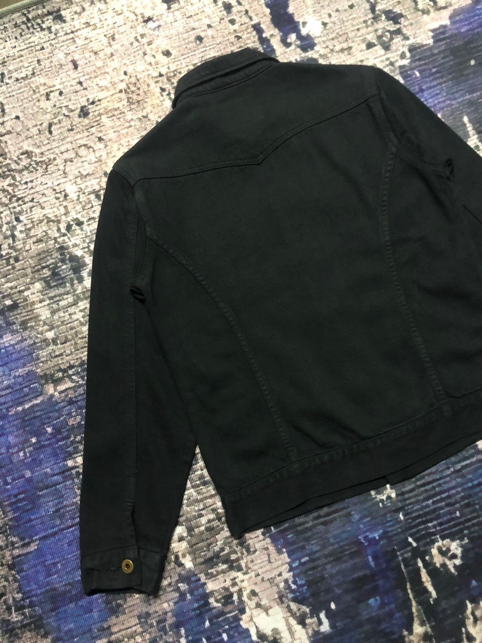 Japanese Brand Brapppers Soft Denim All Black Jacket Size US S / EU 44-46 / 1 - 8 Thumbnail