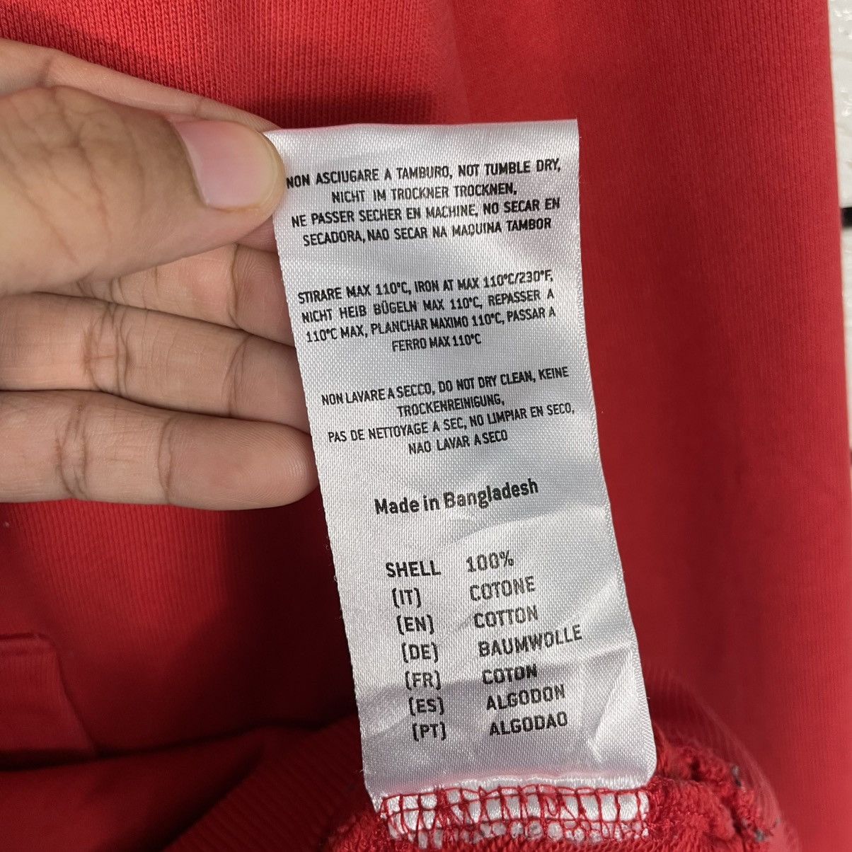 Diadora Diadora Red Pullover Hoodie Size US M / EU 48-50 / 2 - 18 Thumbnail