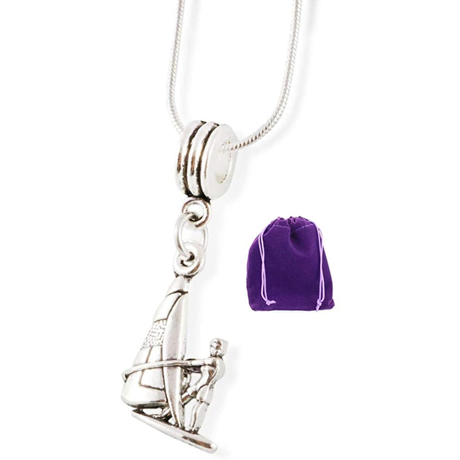 & Other Stories Wind Surfer Windsurfer Snake Chain Necklace Size ONE SIZE - 1 Thumbnail