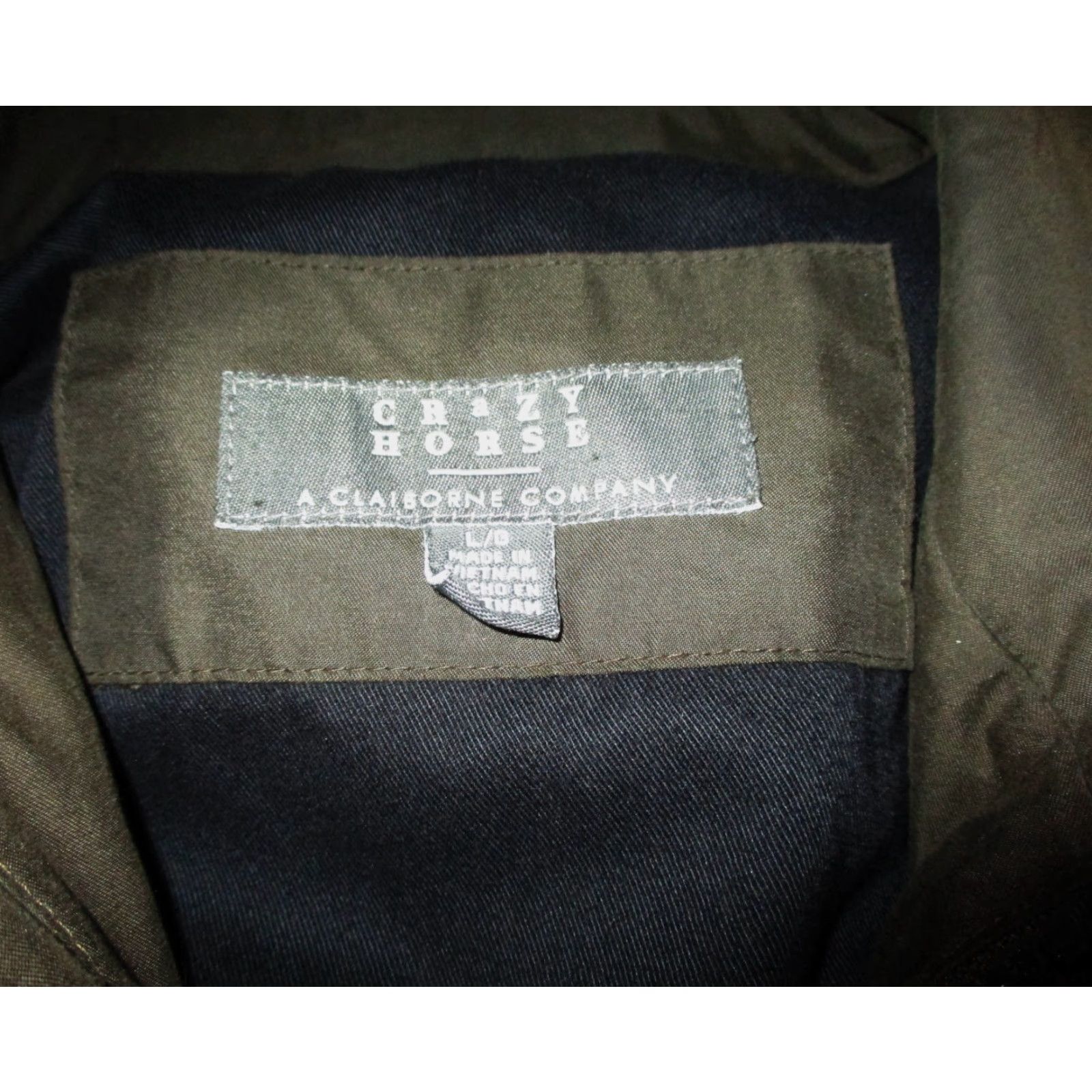 Vintage Crazy Horse Jacket Mens L Brown Full Zip Chino NWOT Size US L / EU 52-54 / 3 - 6 Thumbnail